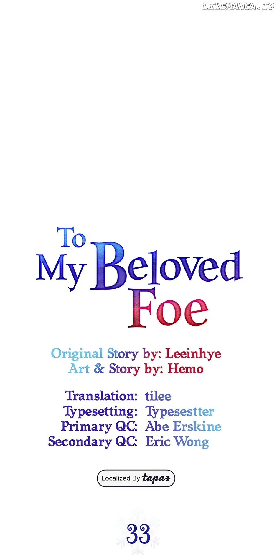 To My Beloved Foe - Chapter 33