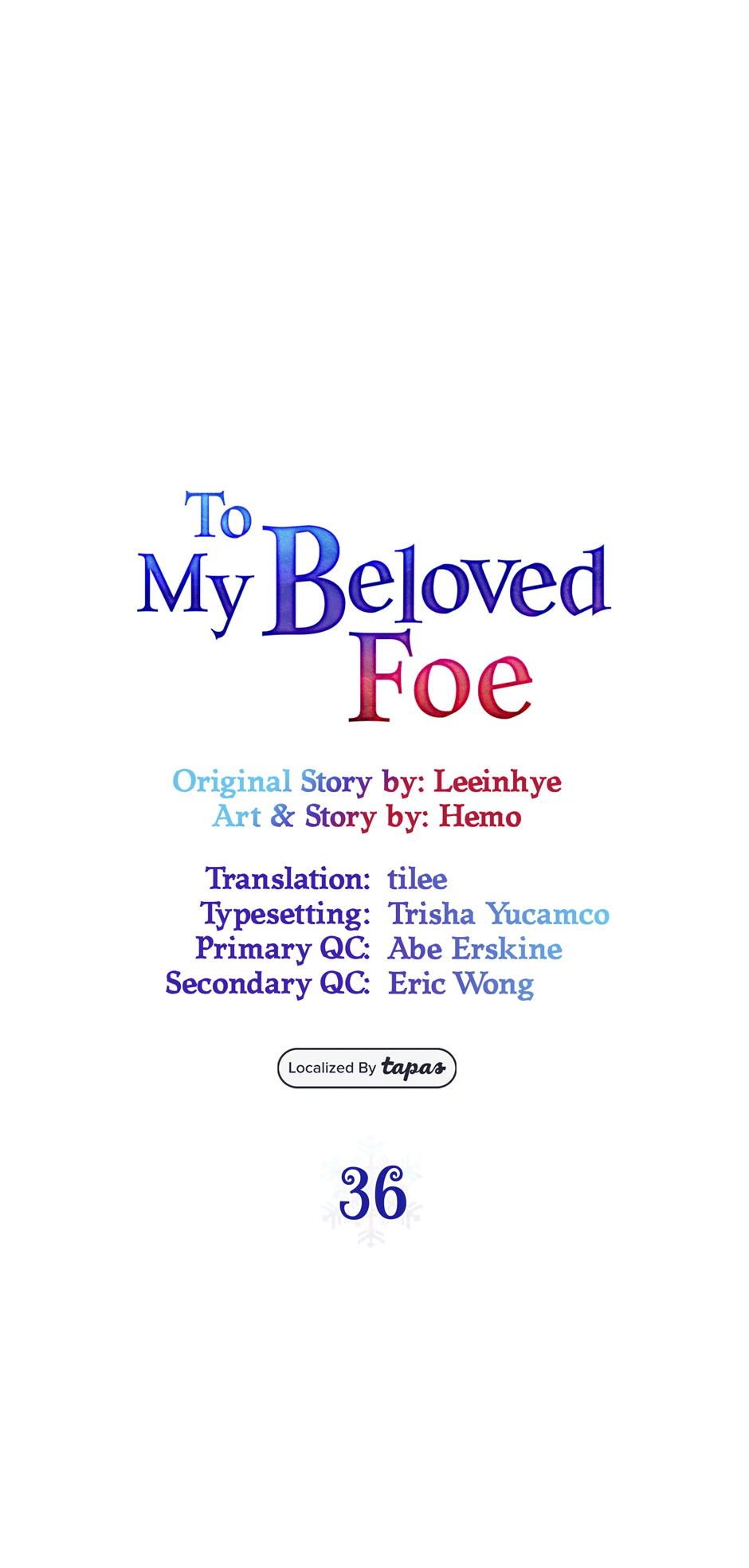 To My Beloved Foe - Chapter 36