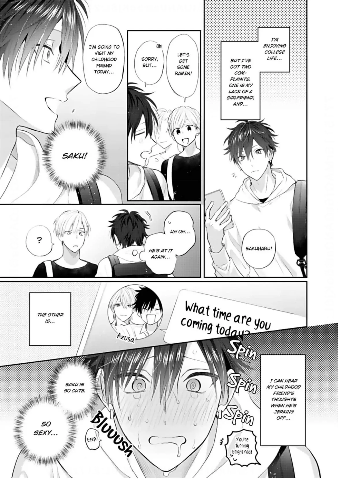 I Can Hear My Childhood Friend's Thoughts?! - Chapter 1