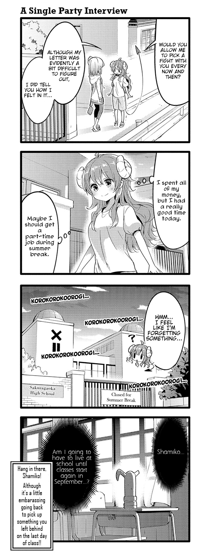 Machikado Mazoku - Vol.3 Chapter 27: Confrontation Once Again!! Magical Girl's New Form!?