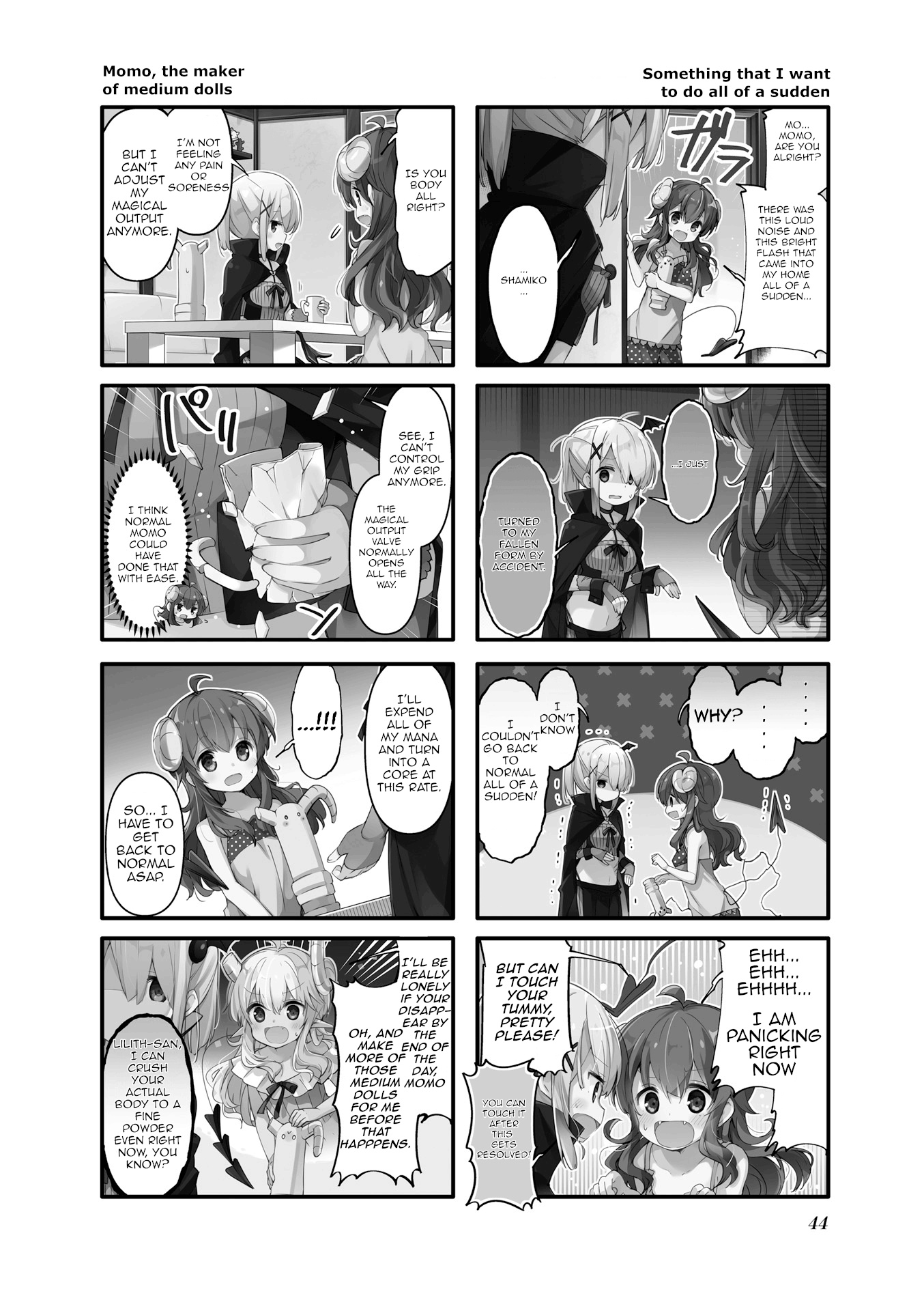 Machikado Mazoku - Vol.4 Chapter 44: Black Emotions!! Darkness Peach Special!!!