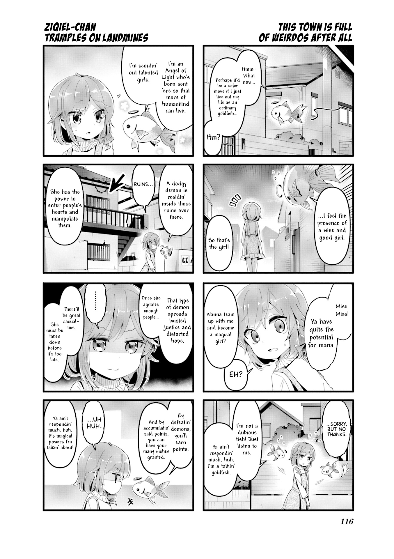 Machikado Mazoku - Vol.5 Chapter 64: A Blend Of Emotions!! Banda Terrace’s New Friend!!