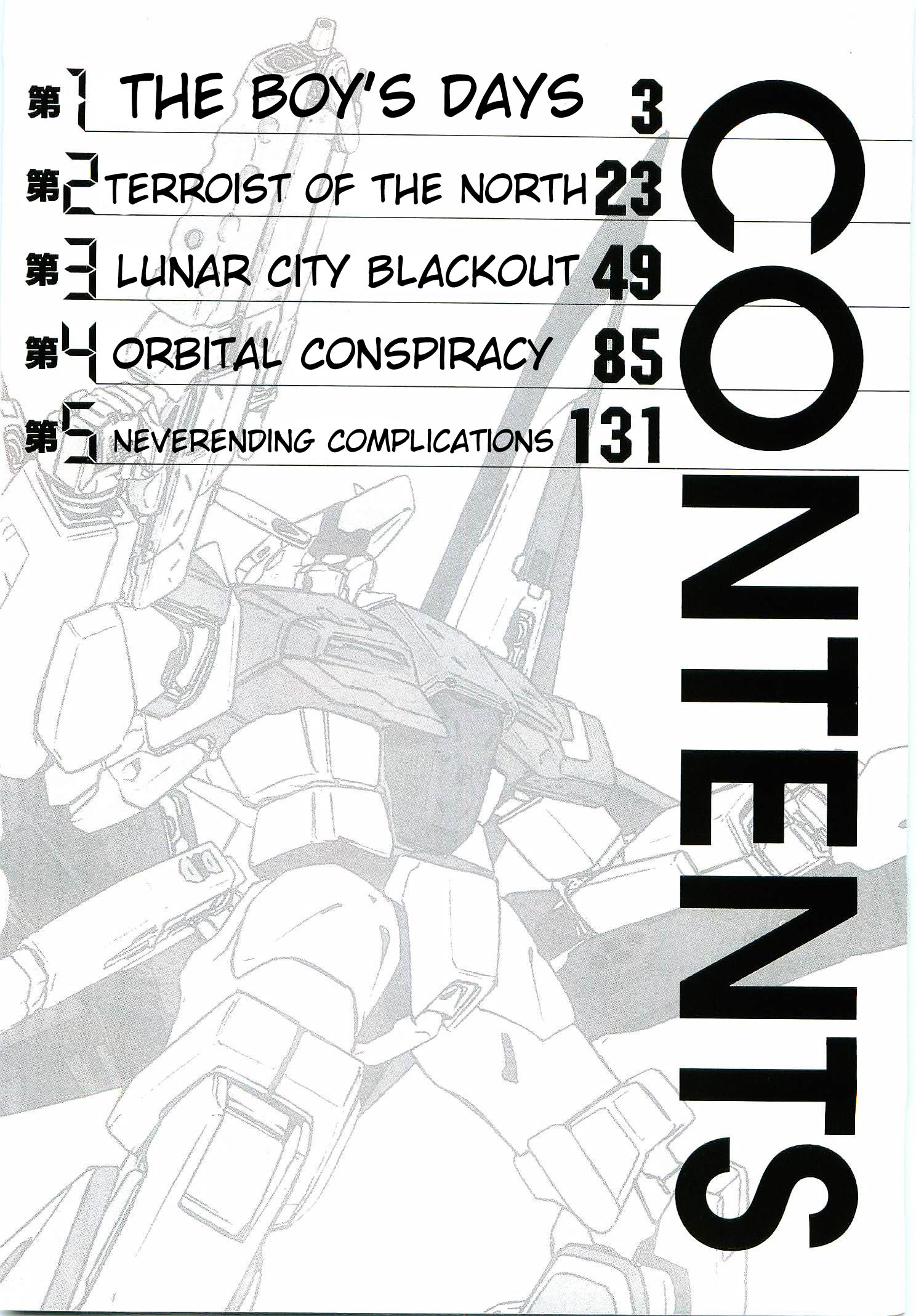 Mobile Suit Gundam In Uc 0099 - Moon Crisis - Vol.1 Chapter 1: Childhood Days