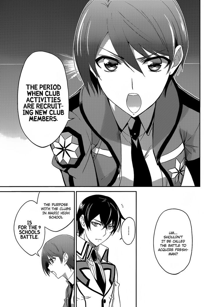 Mahouka Koukou No Rettousei - Chapter 9 : First Job