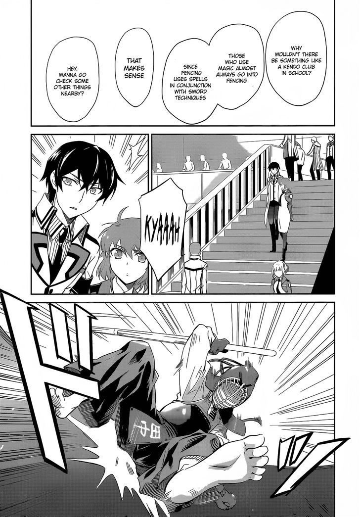 Mahouka Koukou No Rettousei - Chapter 10 : Trouble=The Beginning