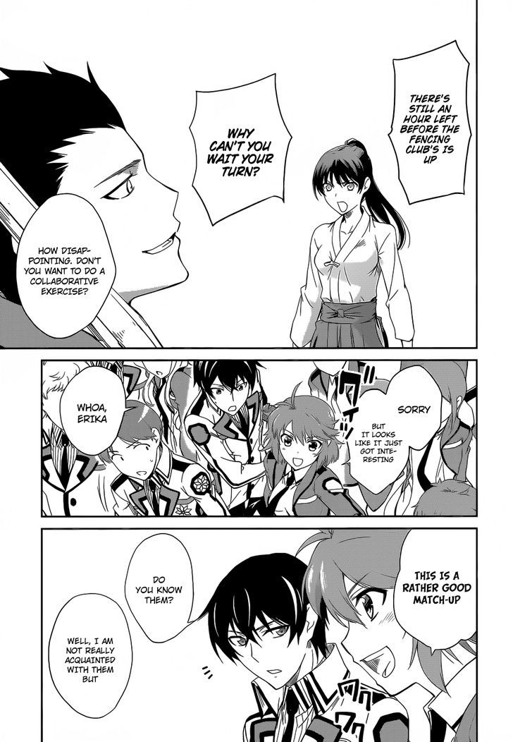 Mahouka Koukou No Rettousei - Chapter 10 : Trouble=The Beginning