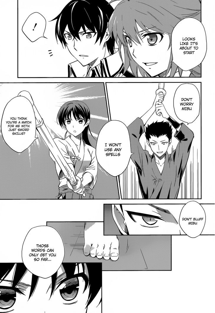 Mahouka Koukou No Rettousei - Chapter 10 : Trouble=The Beginning