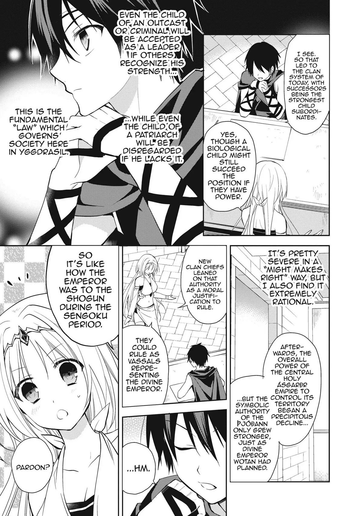 Hyakuren No Haou To Seiyaku No Ikusa Otome - Chapter 3: The People Of Yggdrasil