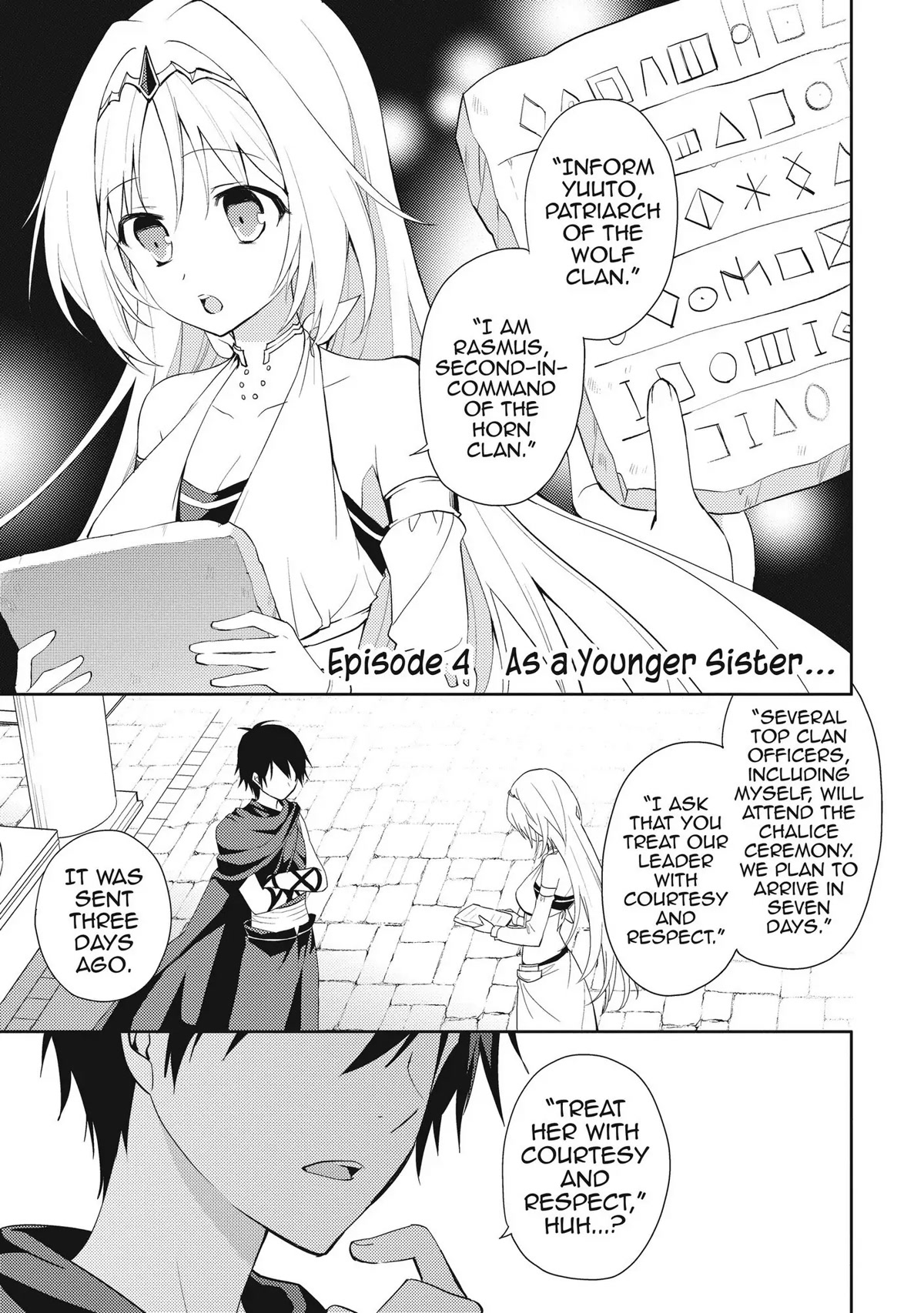 Hyakuren No Haou To Seiyaku No Ikusa Otome - Chapter 4: As A Younger Sister...