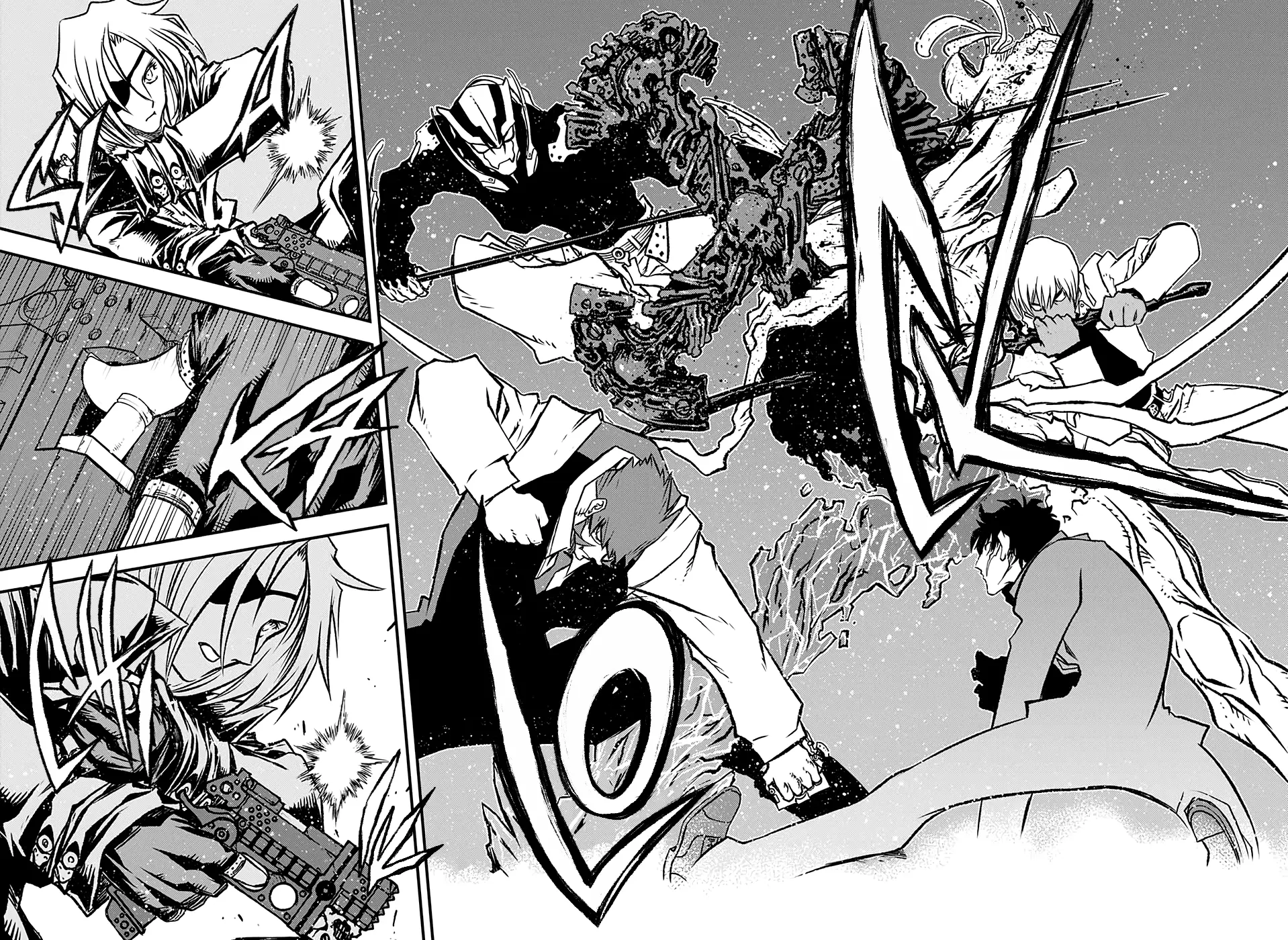 Kekkai Sensen Beat 3 Peat - Vol.3 Chapter 7: Attack Of The 4 Reinherz Siblings!!