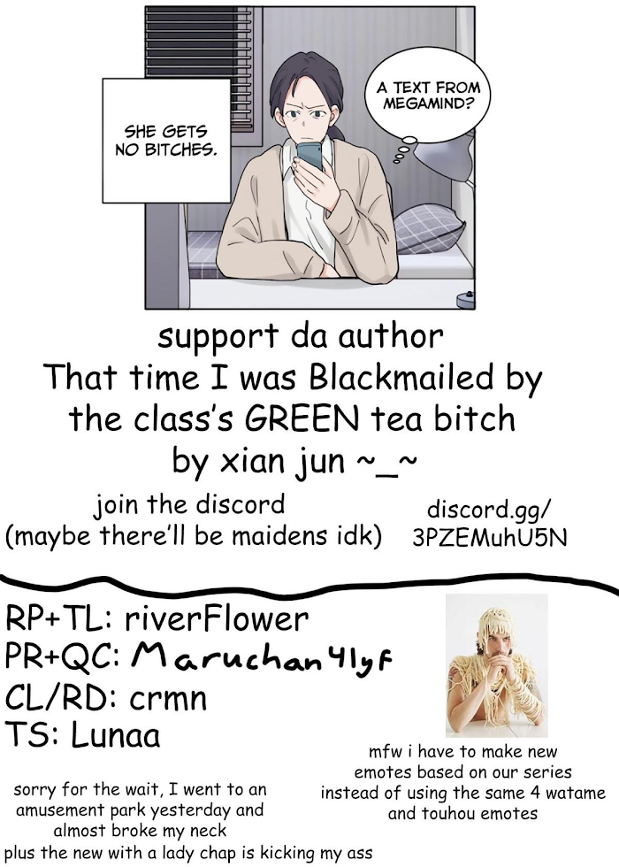 That Time I Was Blackmailed By The Class’s Green Tea Bitch - Chapter 33