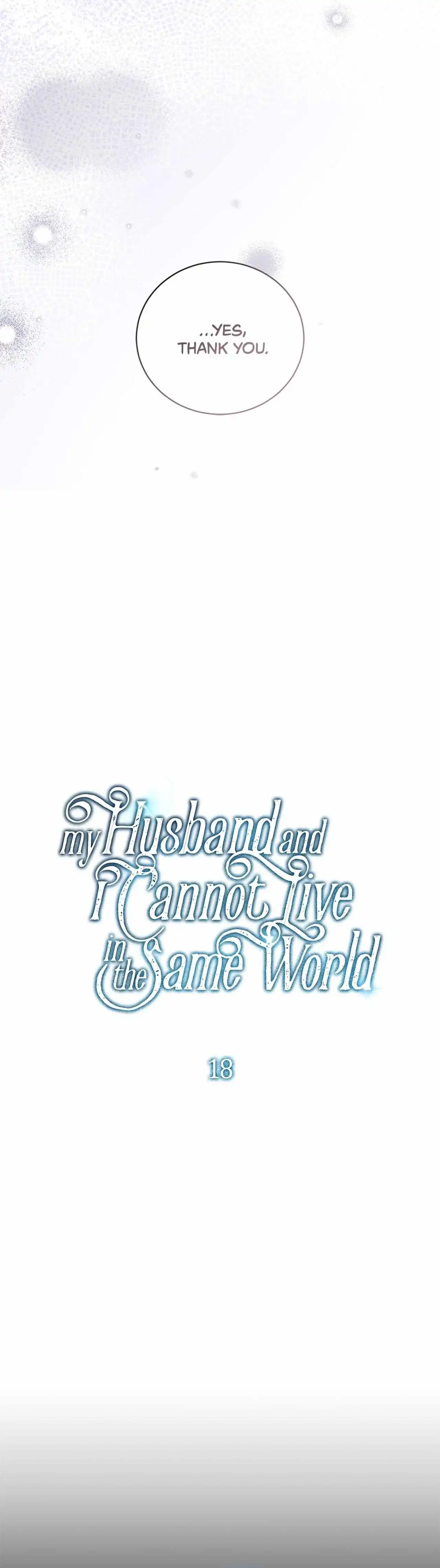 My Husband And I Cannot Live In The Same World - Chapter 18