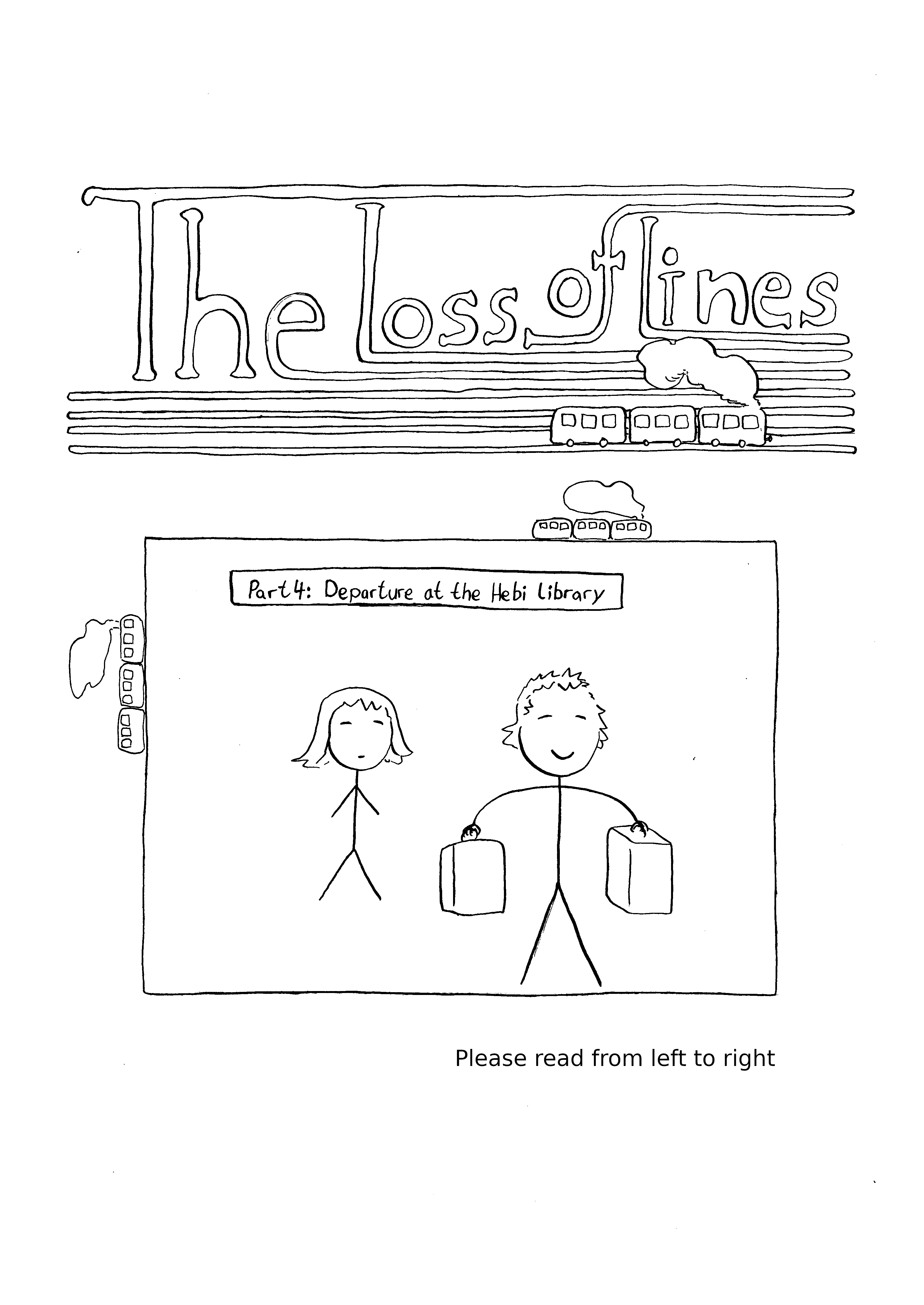 Loss Of Lines - Vol.1 Chapter 4: Departure At The Hebi Library