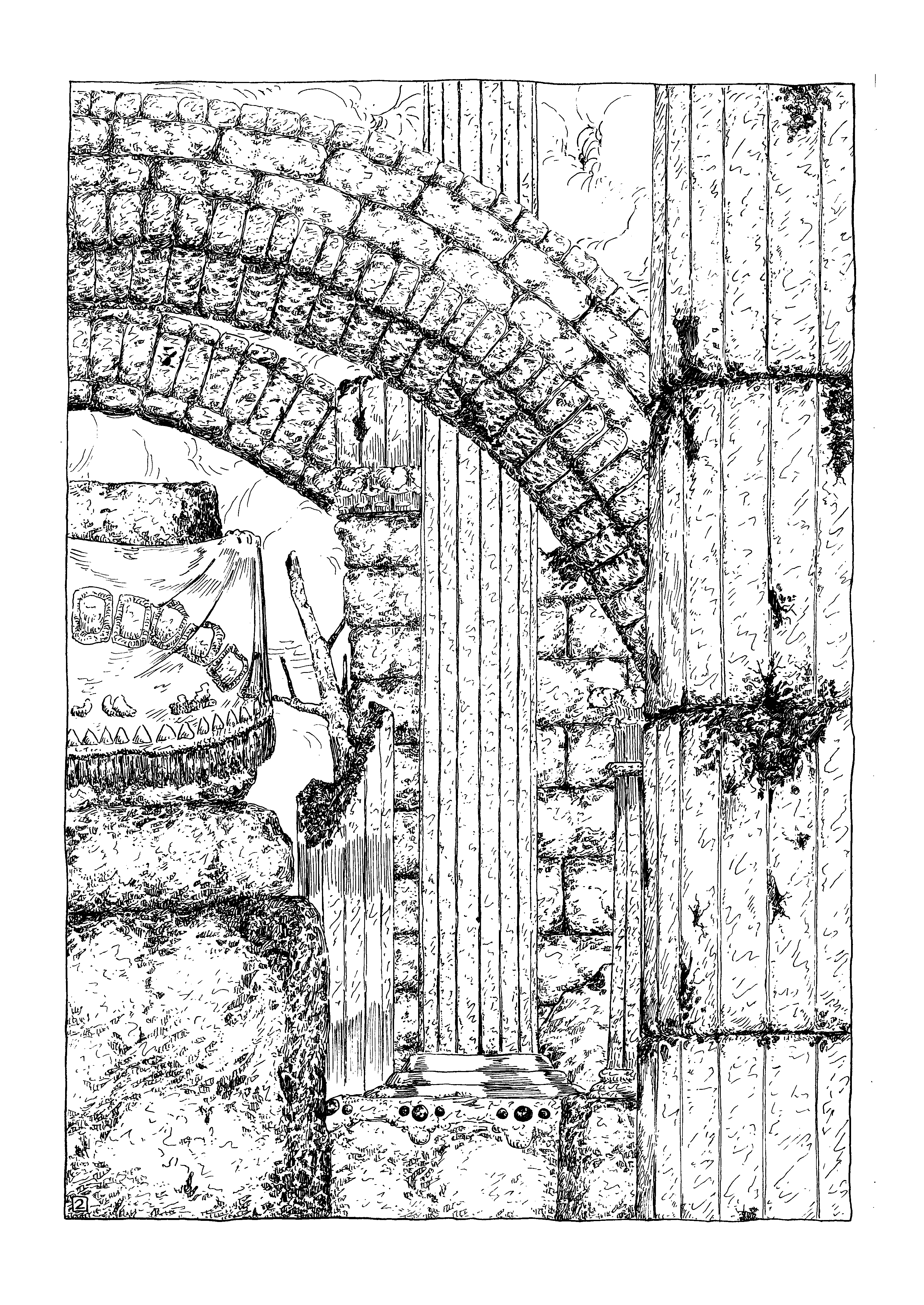 Loss Of Lines - Vol.1 Chapter 4: Departure At The Hebi Library