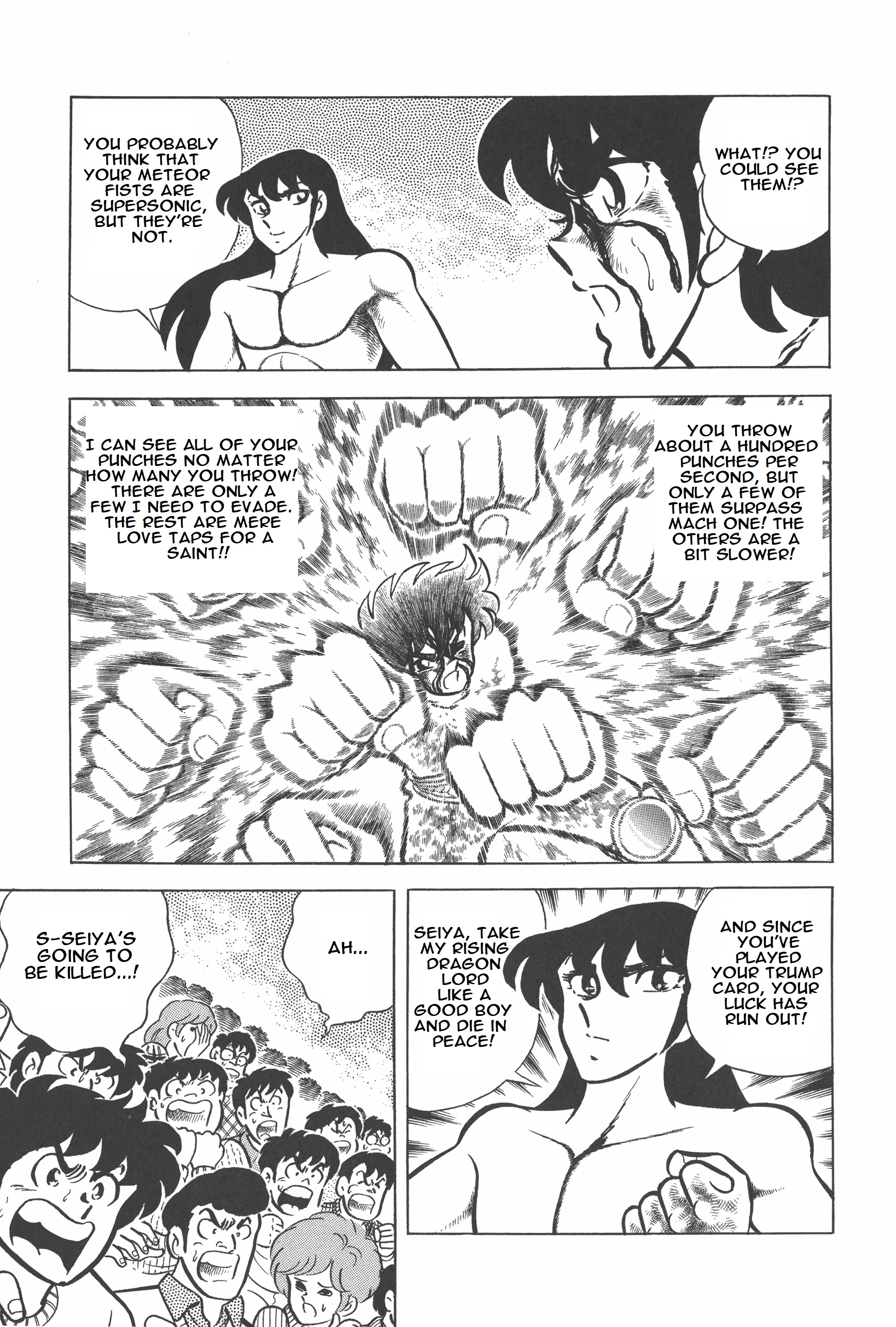 Saint Seiya (Kanzenban Edition) - Vol.2 Chapter 7.2: Fight To The Death! Pegasus Vs. Dragon (Part Two)