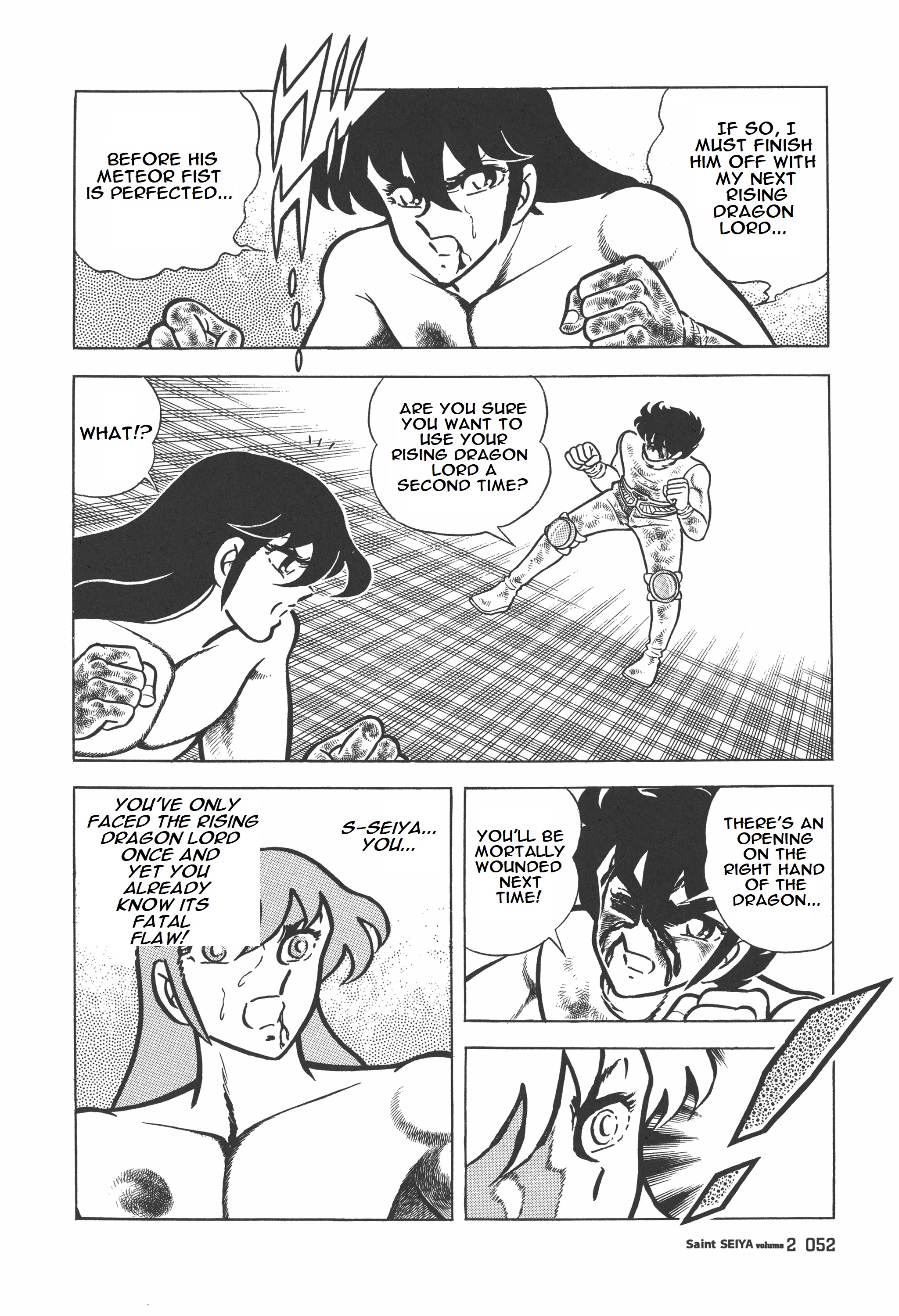 Saint Seiya (Kanzenban Edition) - Vol.2 Chapter 7.2: Fight To The Death! Pegasus Vs. Dragon (Part Two)