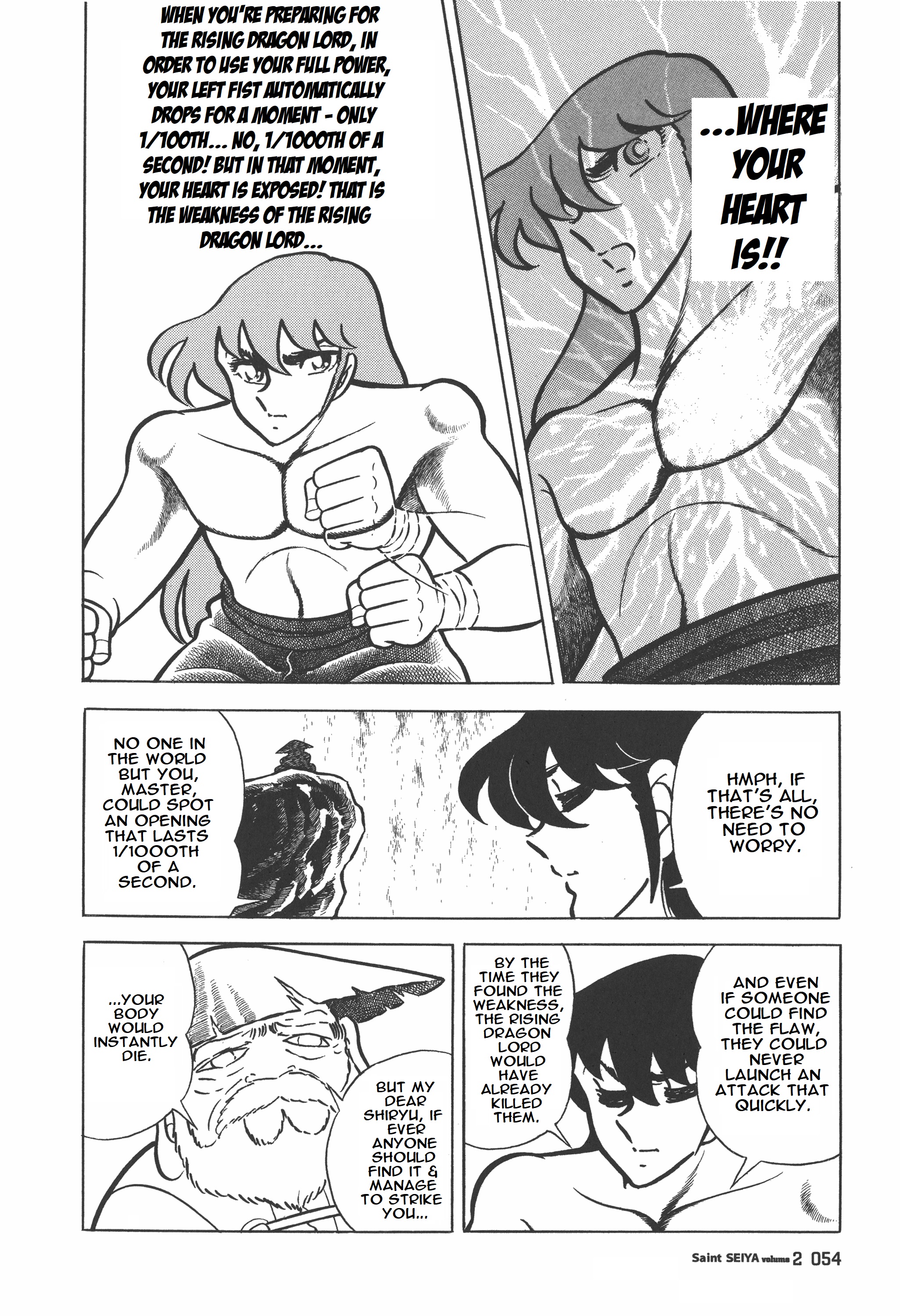 Saint Seiya (Kanzenban Edition) - Vol.2 Chapter 7.2: Fight To The Death! Pegasus Vs. Dragon (Part Two)