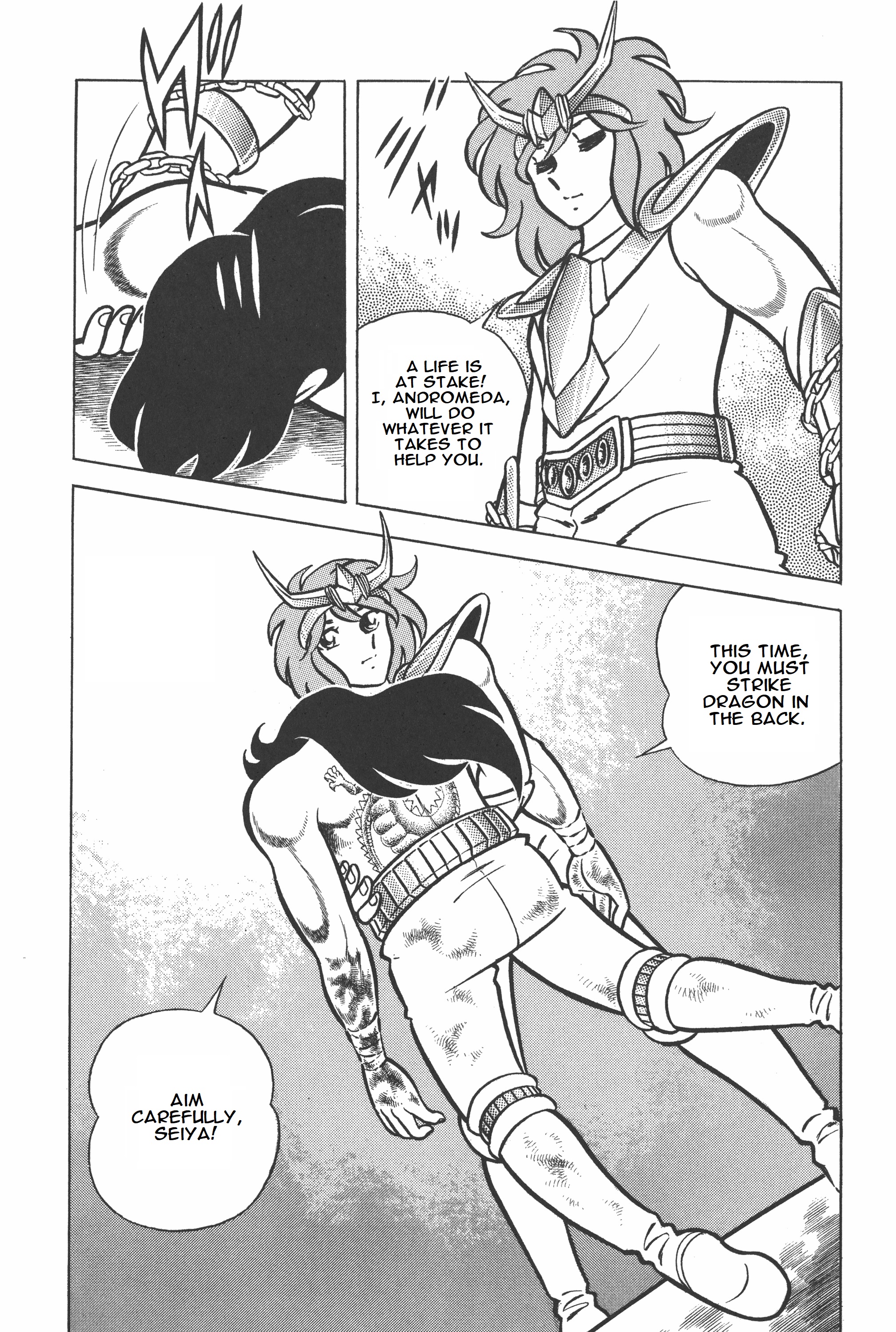 Saint Seiya (Kanzenban Edition) - Vol.2 Chapter 7.2: Fight To The Death! Pegasus Vs. Dragon (Part Two)