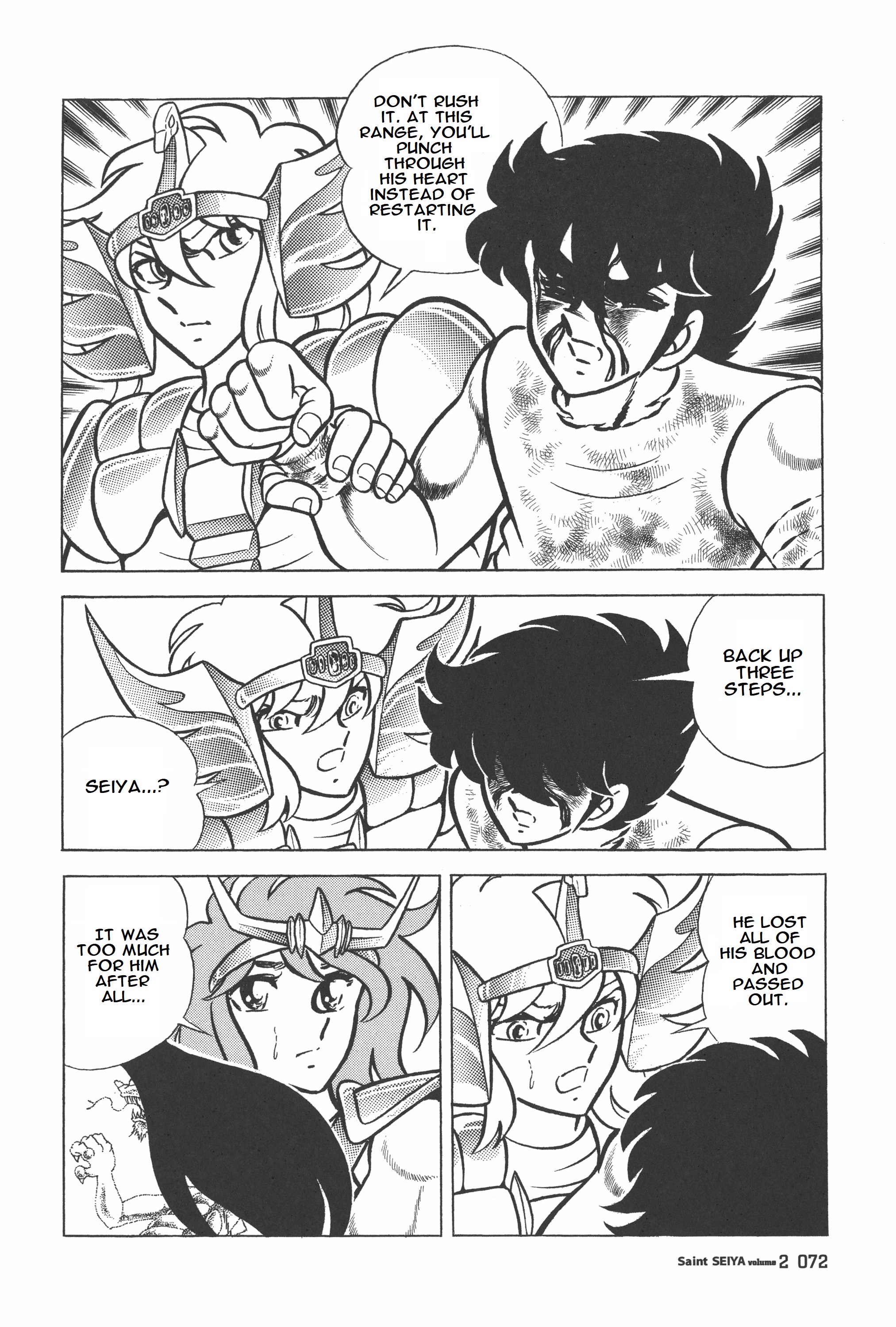 Saint Seiya (Kanzenban Edition) - Vol.2 Chapter 7.2: Fight To The Death! Pegasus Vs. Dragon (Part Two)