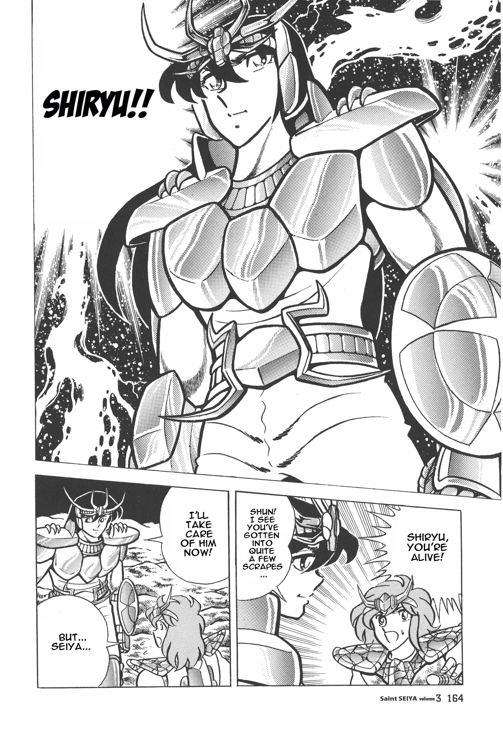 Saint Seiya (Kanzenban Edition) - Vol.3 Chapter 16: Clash! Dragon Vs. Dragon