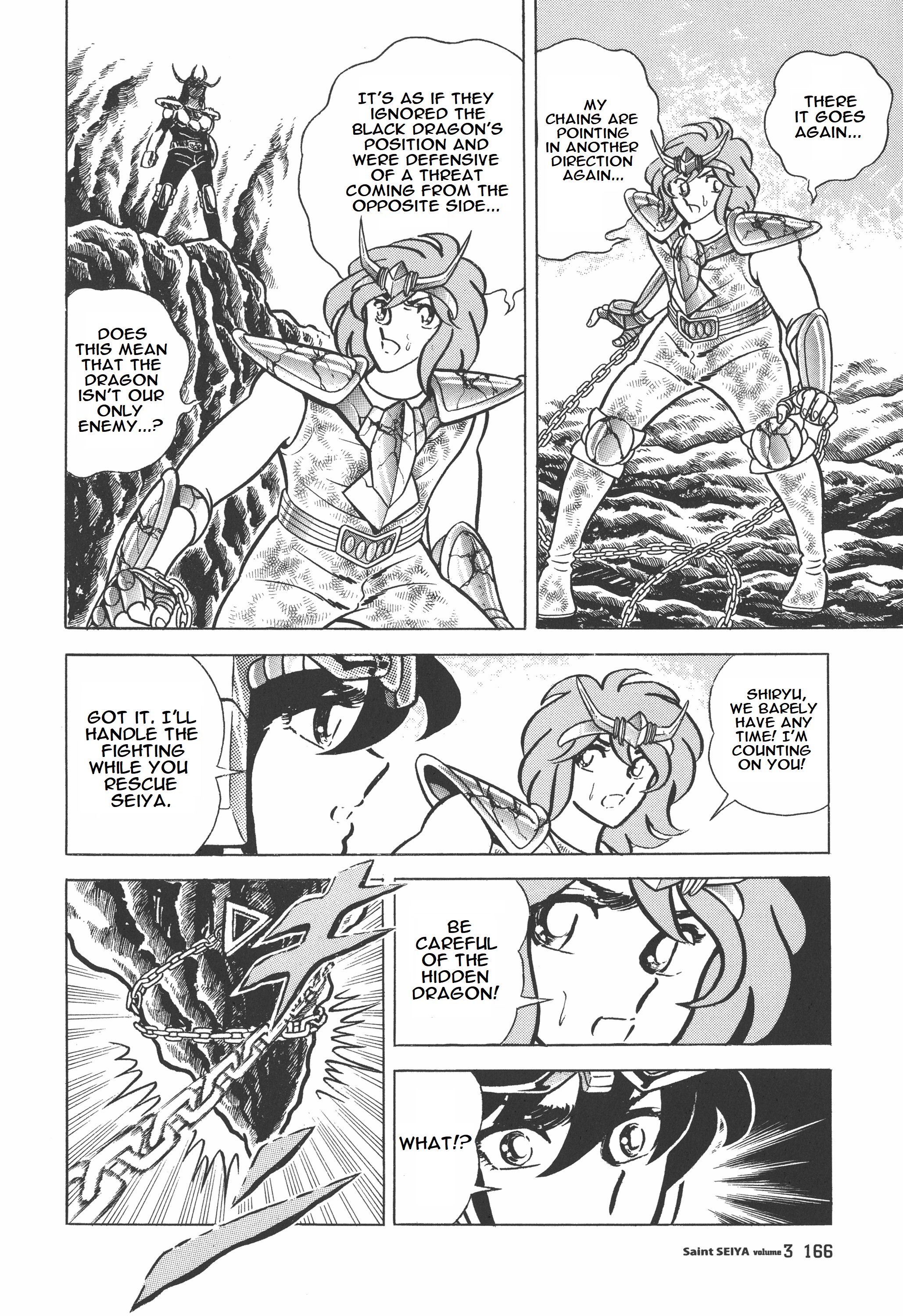 Saint Seiya (Kanzenban Edition) - Vol.3 Chapter 16: Clash! Dragon Vs. Dragon