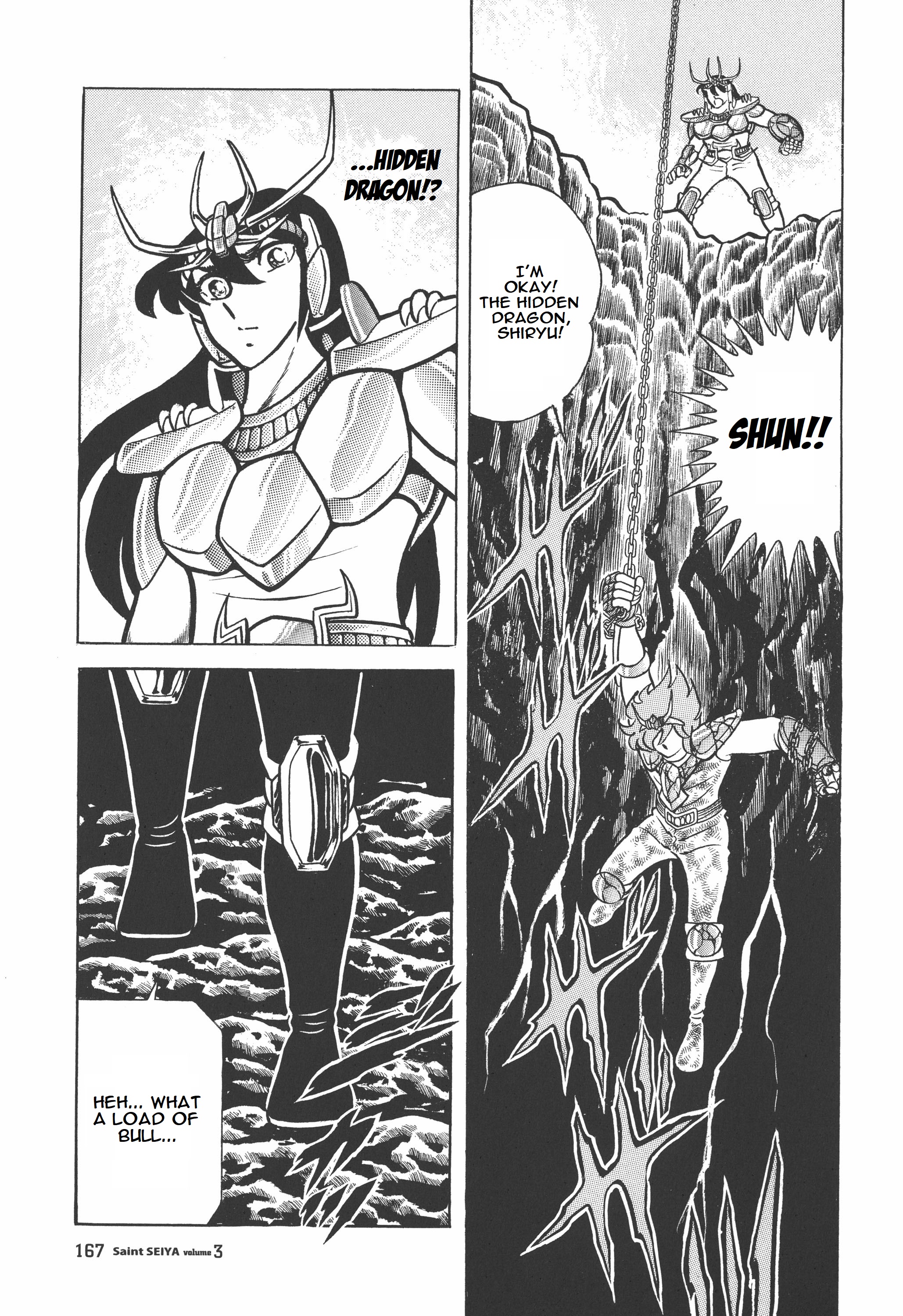 Saint Seiya (Kanzenban Edition) - Vol.3 Chapter 16: Clash! Dragon Vs. Dragon