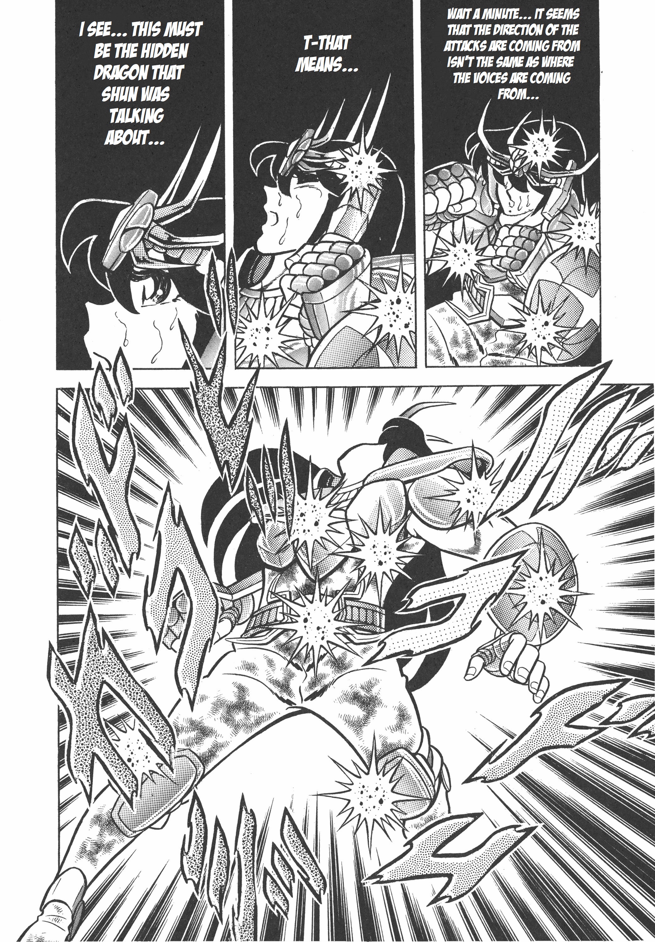 Saint Seiya (Kanzenban Edition) - Vol.3 Chapter 16: Clash! Dragon Vs. Dragon