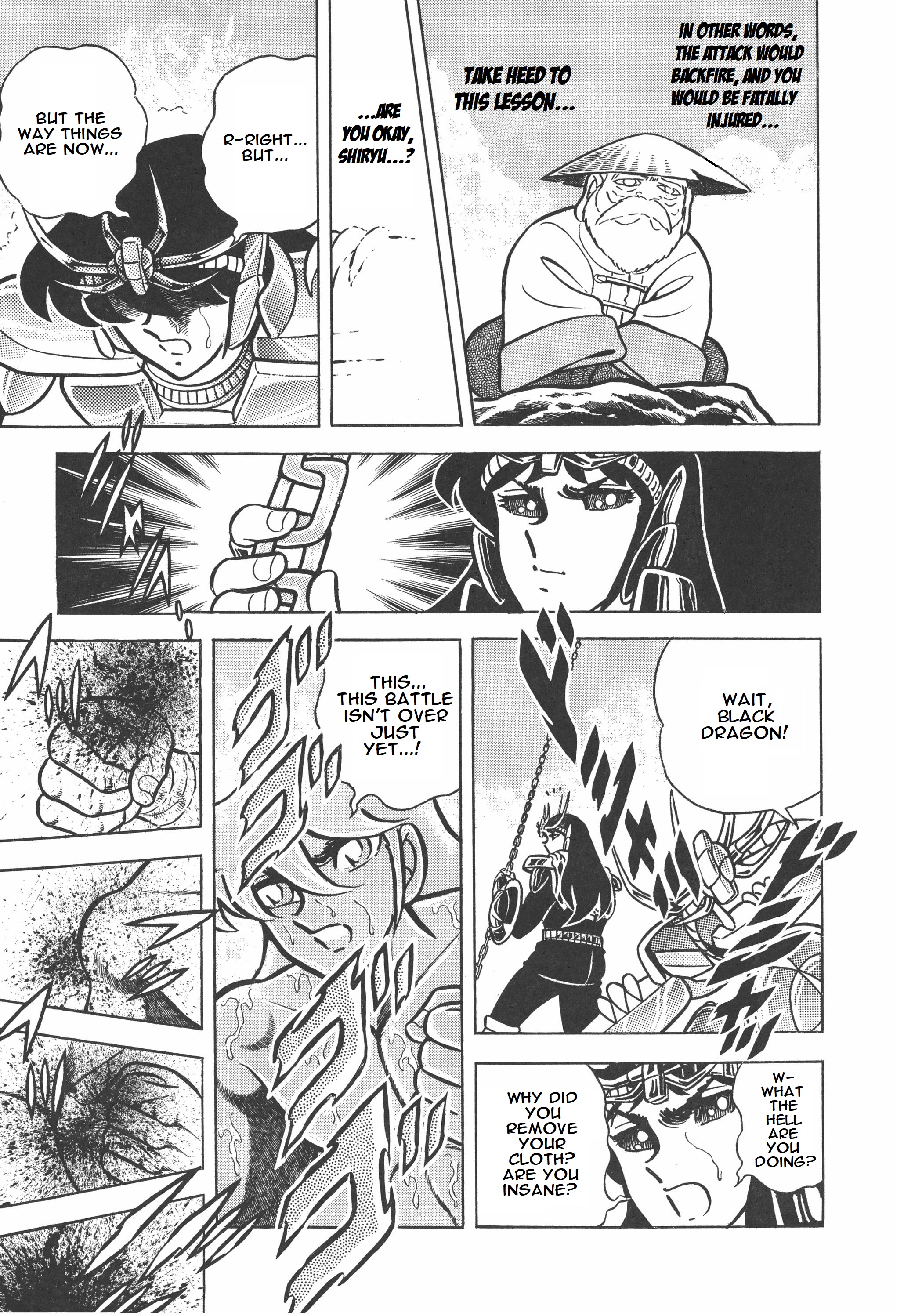 Saint Seiya (Kanzenban Edition) - Vol.3 Chapter 16: Clash! Dragon Vs. Dragon