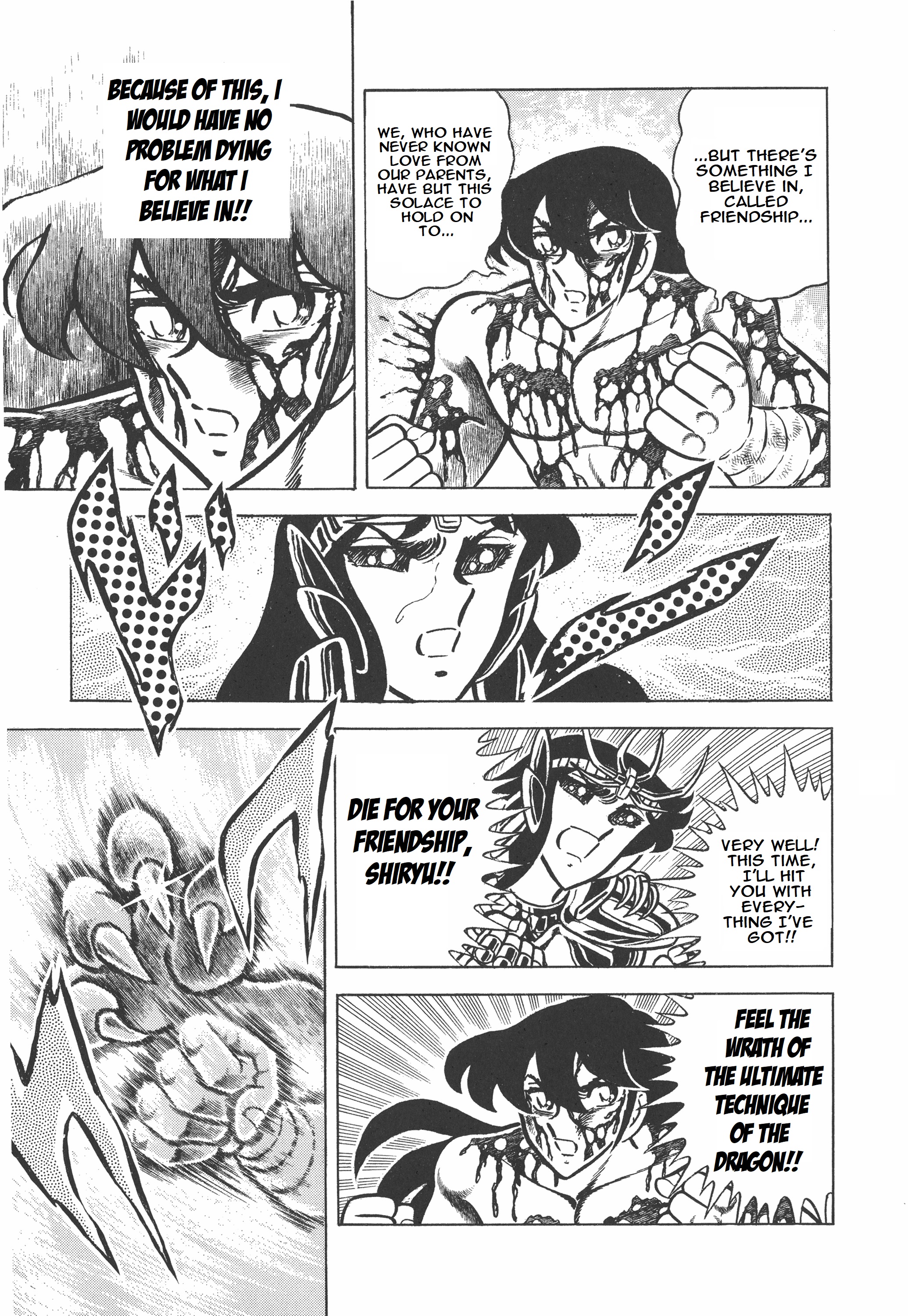 Saint Seiya (Kanzenban Edition) - Vol.3 Chapter 16: Clash! Dragon Vs. Dragon