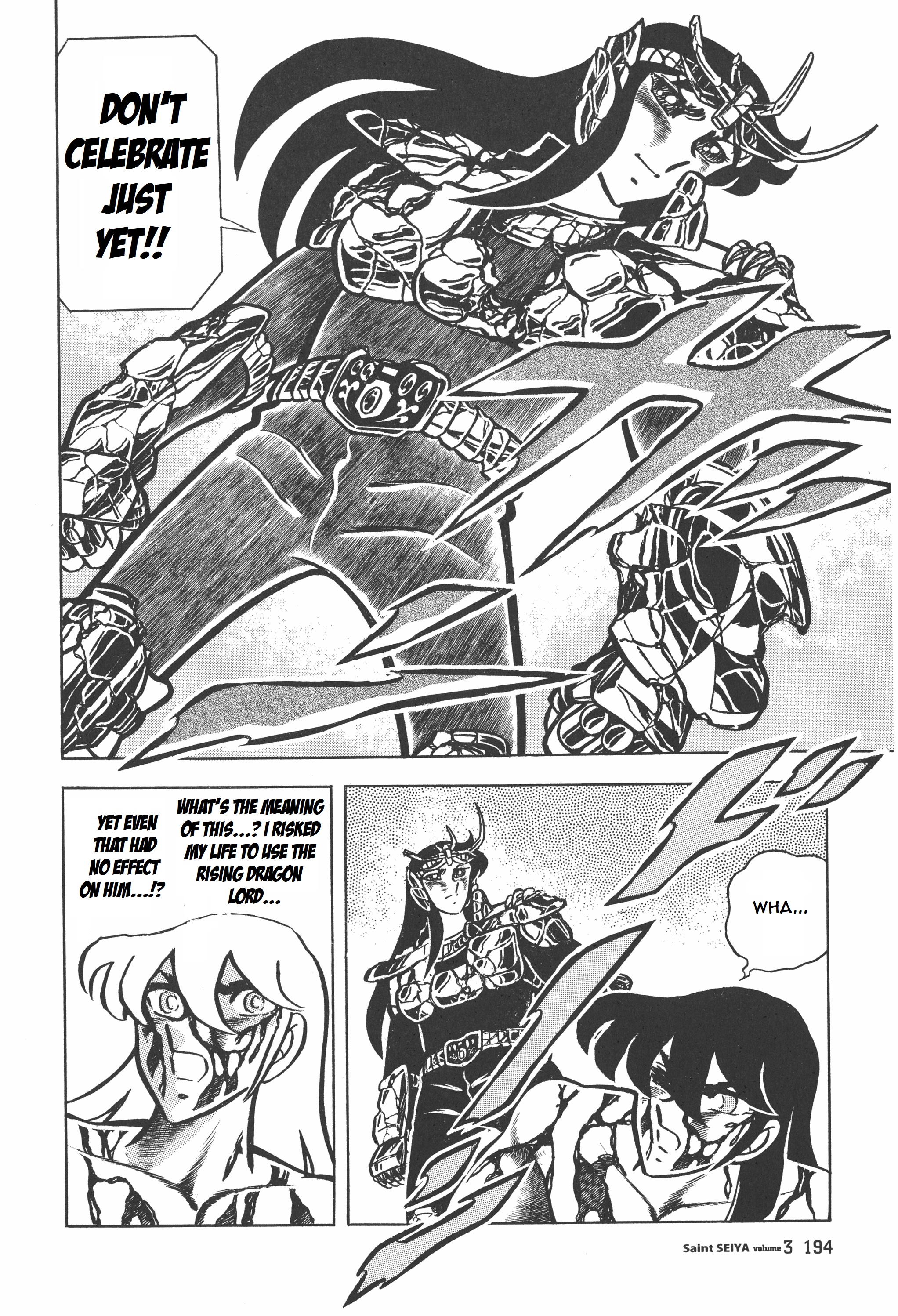 Saint Seiya (Kanzenban Edition) - Vol.3 Chapter 16: Clash! Dragon Vs. Dragon