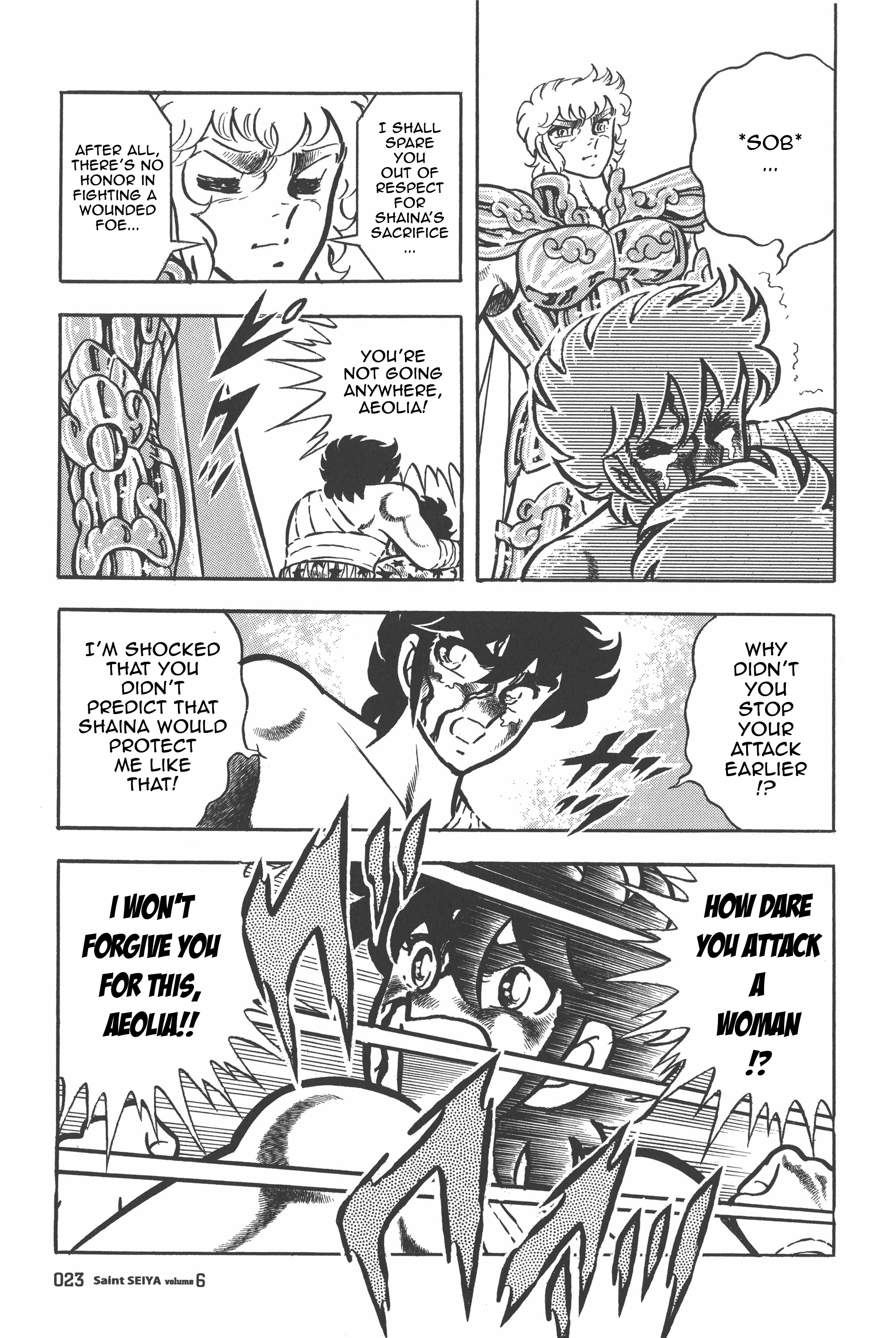 Saint Seiya (Kanzenban Edition) - Vol.6 Chapter 26.2: Leo Aeolia's Challenge (Part 2)