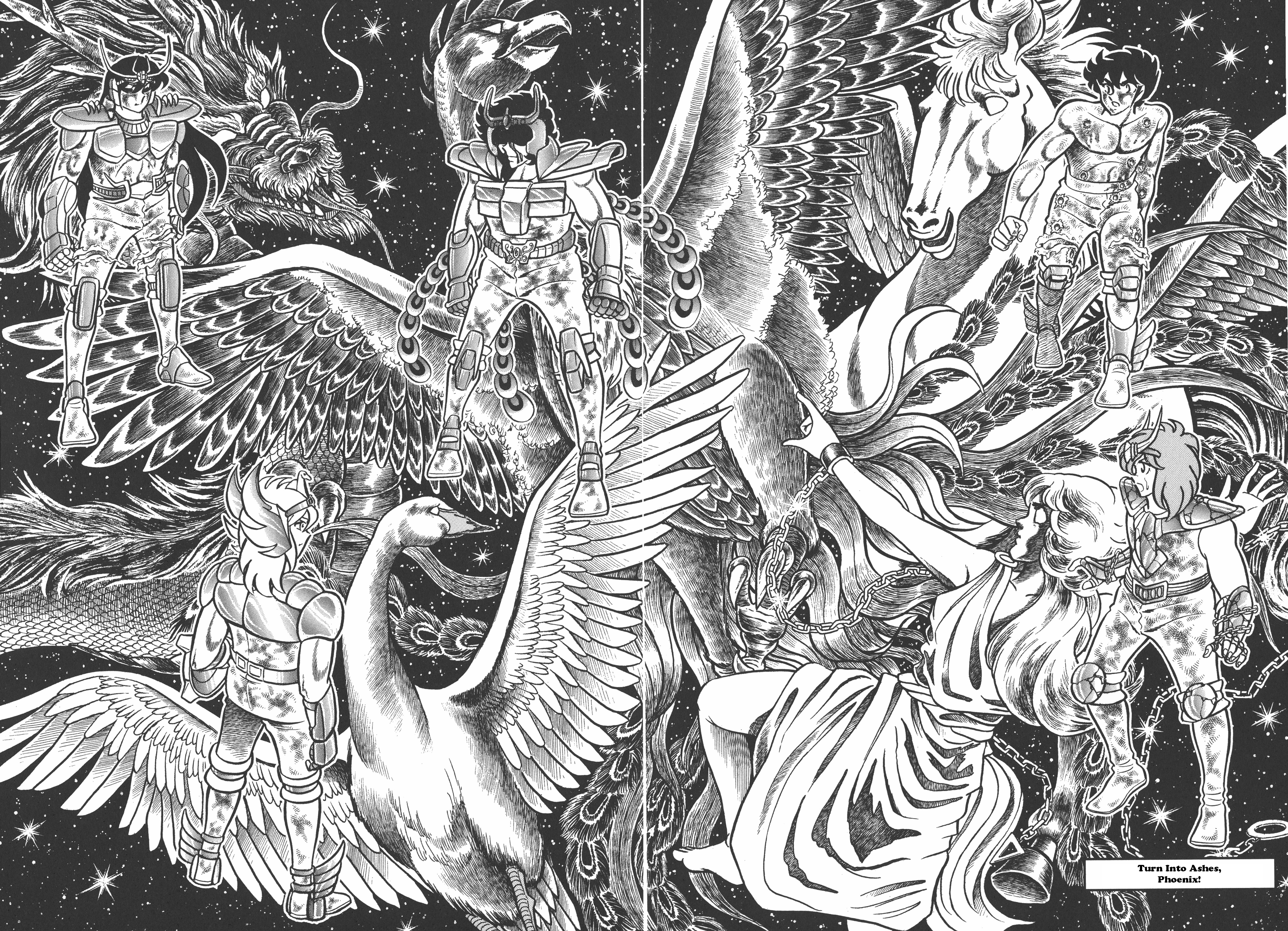 Saint Seiya (Kanzenban Edition) - Vol.4 Chapter 19: Turn Into Ashes, Phoenix!