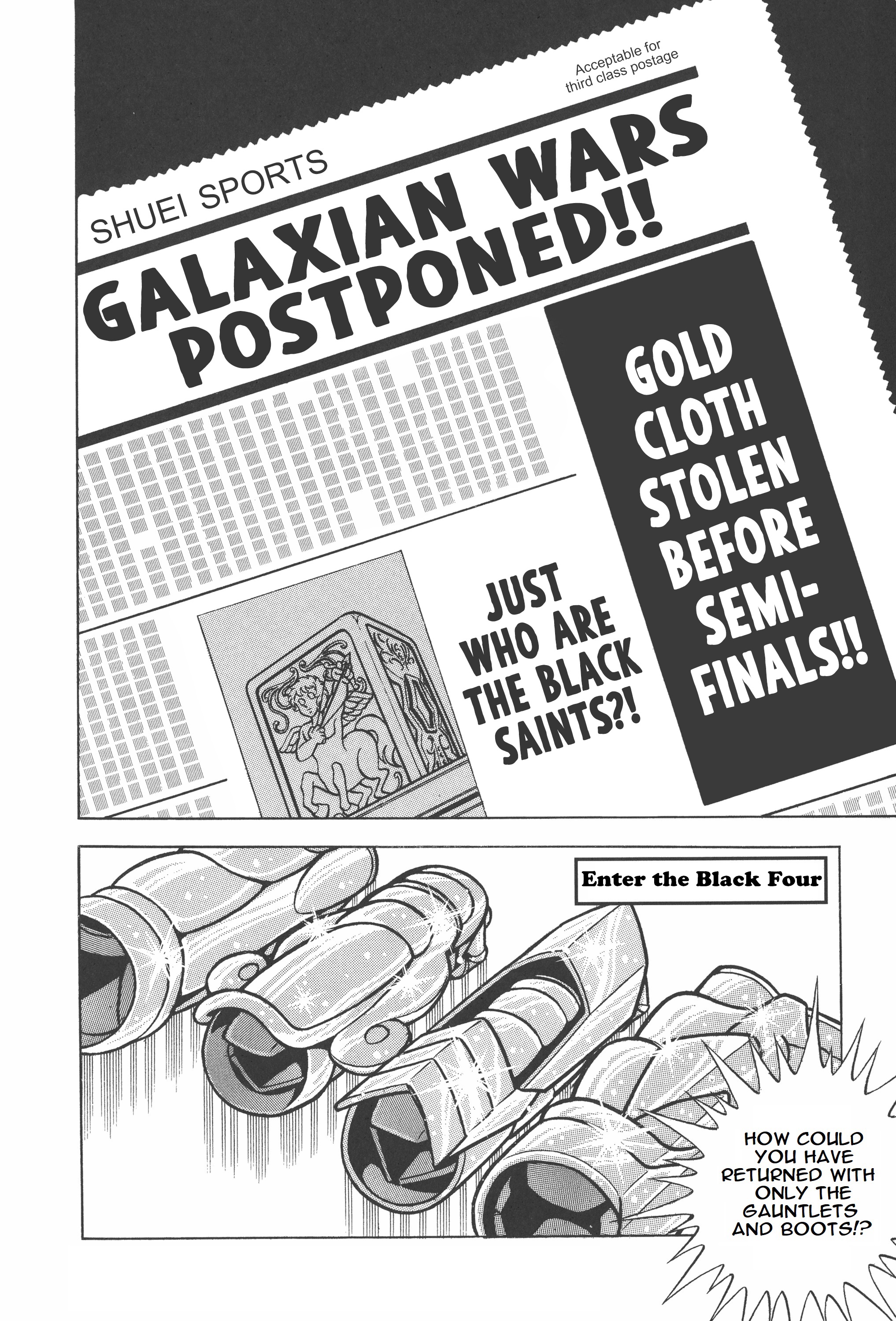 Saint Seiya (Kanzenban Edition) - Vol.2 Chapter 11: Enter The Black Four