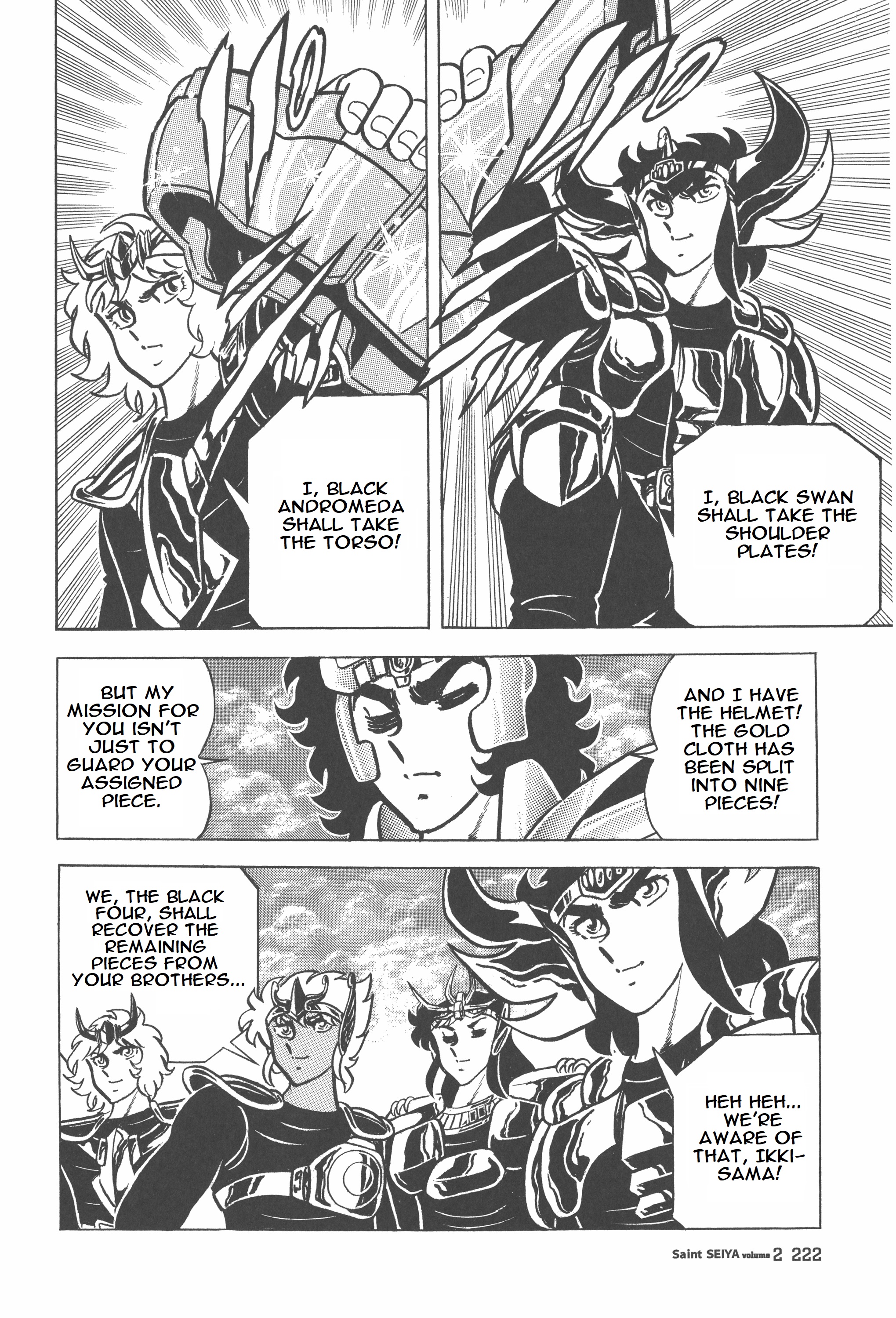 Saint Seiya (Kanzenban Edition) - Vol.2 Chapter 11: Enter The Black Four