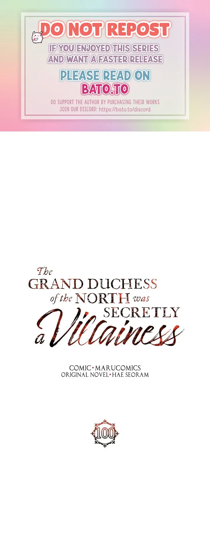 The Grand Duchess Of The North Was Secretly A Villainess - Chapter 100