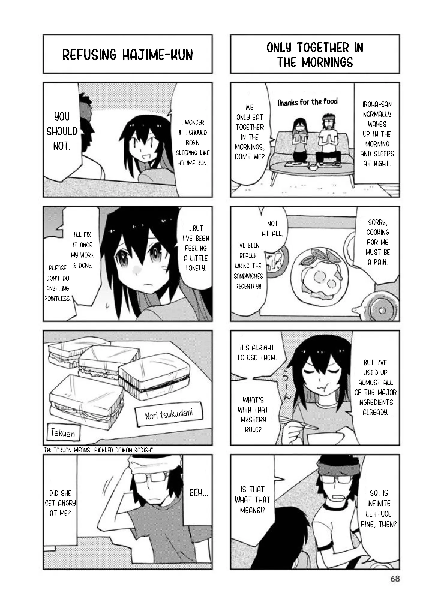 Shinkon No Iroha-San - Vol.2 Chapter 21: Midnight Sandwiches