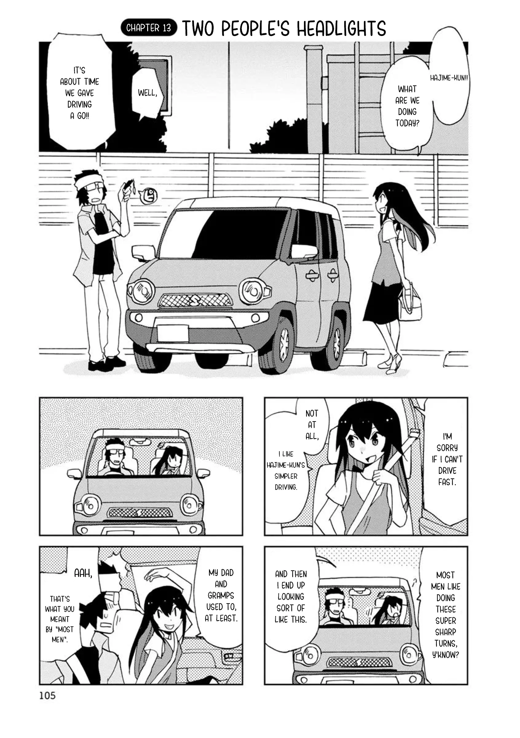 Shinkon No Iroha-San - Vol.1 Chapter 13: Two People's Headlights