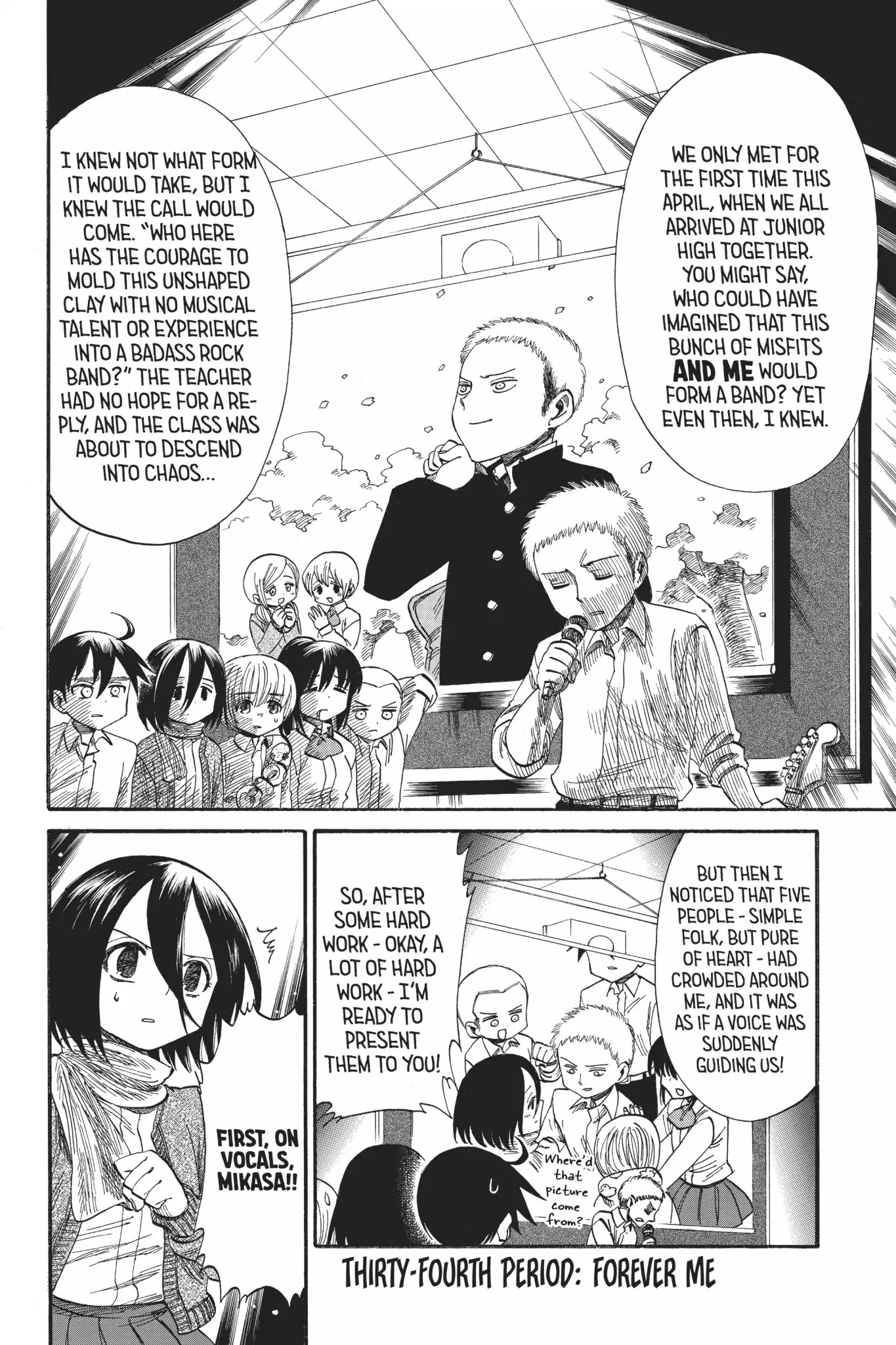 Attack On Titan: Junior High - Chapter 34: Vol.3 34Th Period: Forever Me