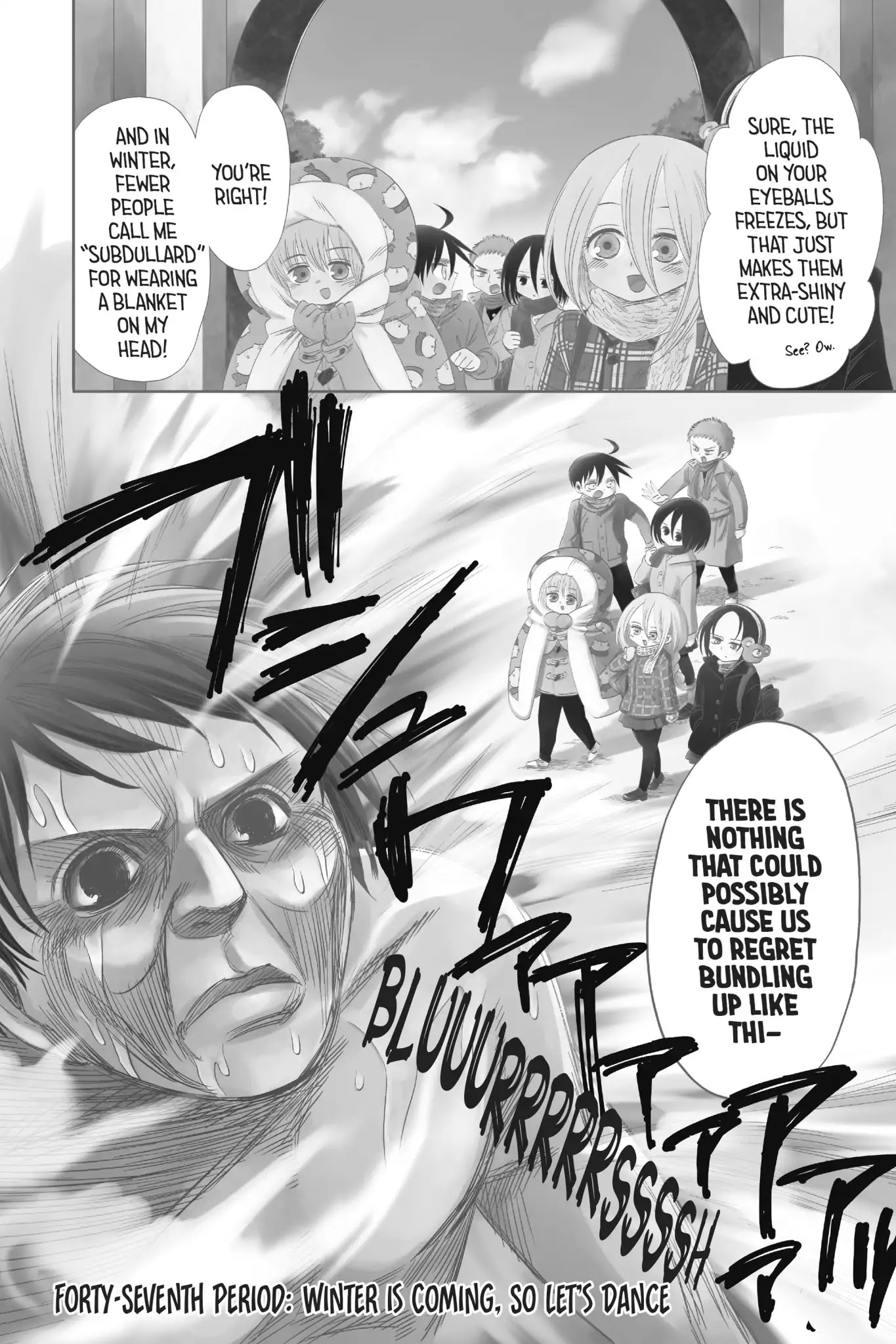 Attack On Titan: Junior High - Chapter 47: Vol.4 47Th Period: Winter Is Coming, So Let's Dance