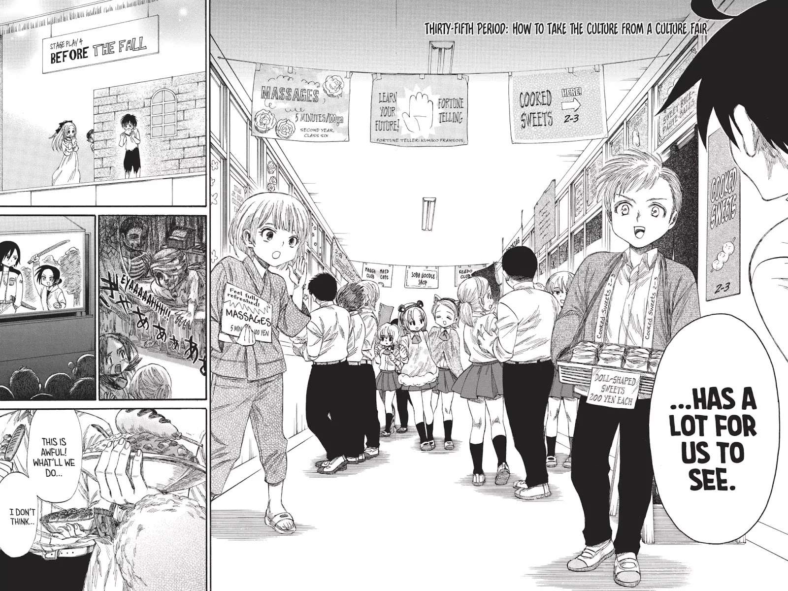 Attack On Titan: Junior High - Chapter 35: Vol.3 35Th Period: How To Take The Culture From A Culture Fair