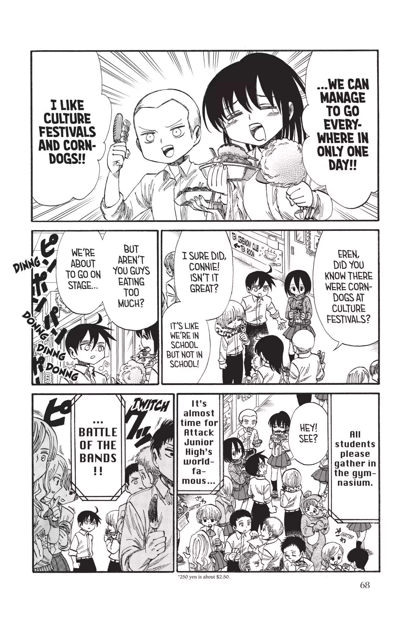 Attack On Titan: Junior High - Chapter 35: Vol.3 35Th Period: How To Take The Culture From A Culture Fair