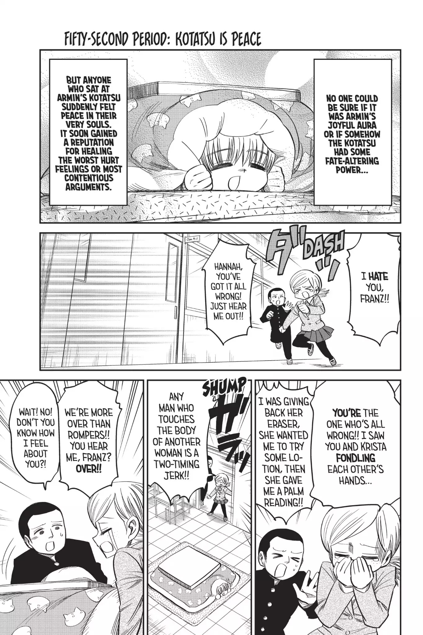 Attack On Titan: Junior High - Chapter 52: Vol.4 52Th Period: Kotatsu Is Peace