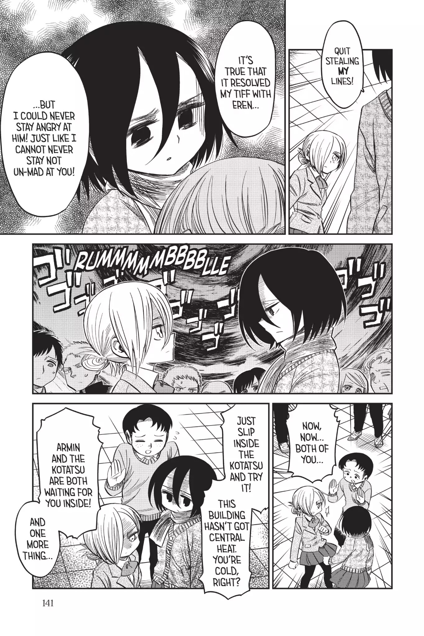 Attack On Titan: Junior High - Chapter 52: Vol.4 52Th Period: Kotatsu Is Peace