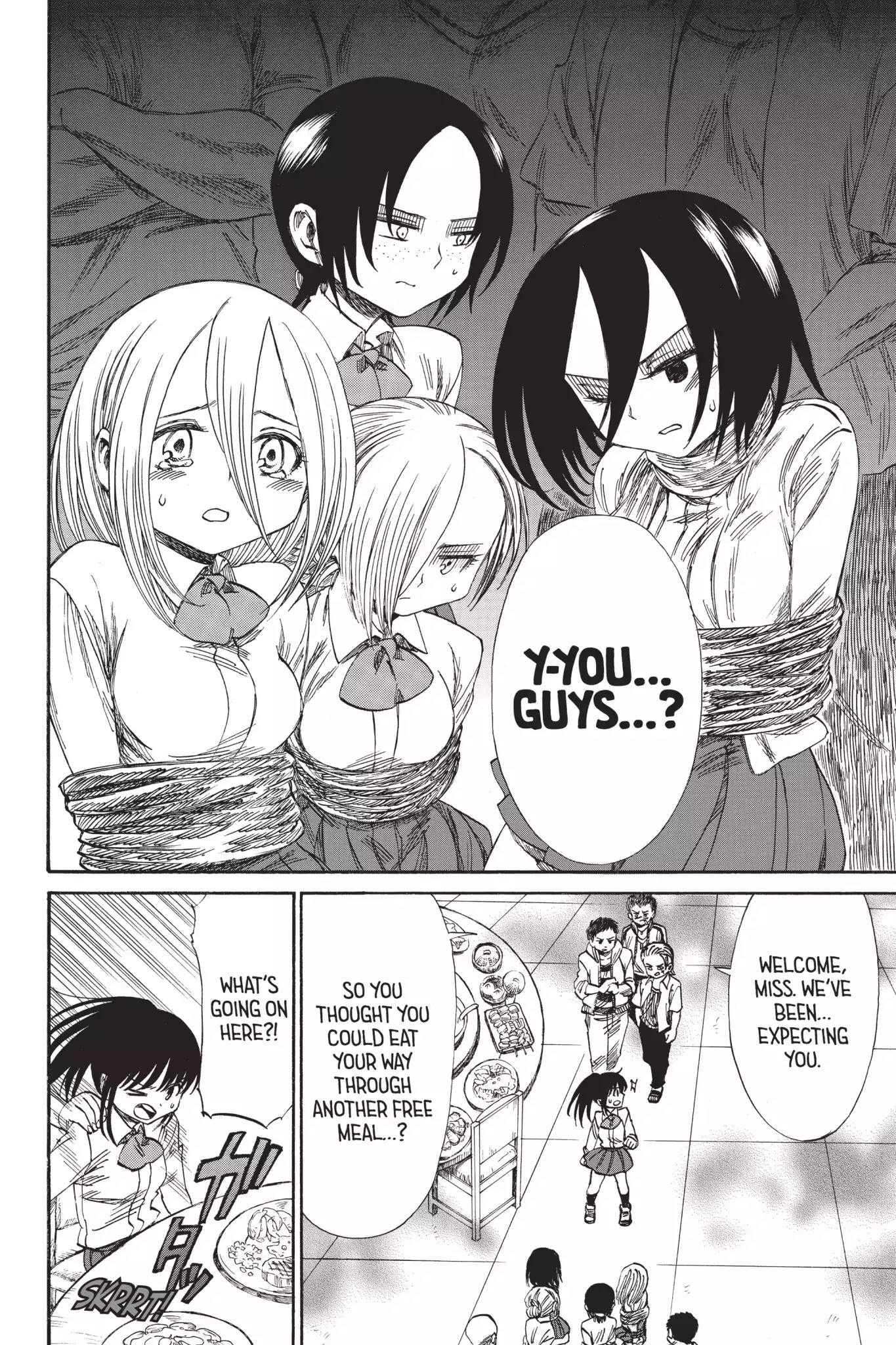 Attack On Titan: Junior High - Chapter 32.6: Field Trip 2: Food Right! Sasha