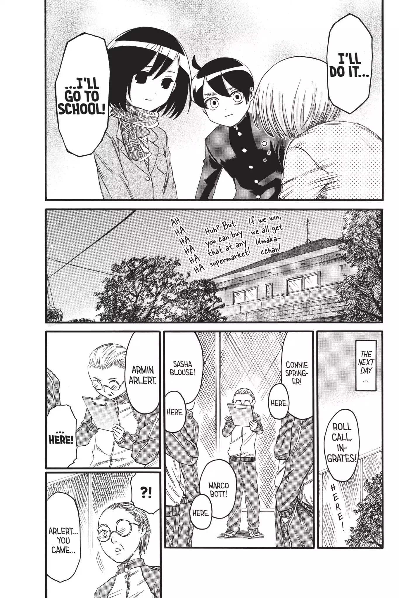 Attack On Titan: Junior High - Chapter 3: Vol.1 3Rd Period: Grandpa Arlert