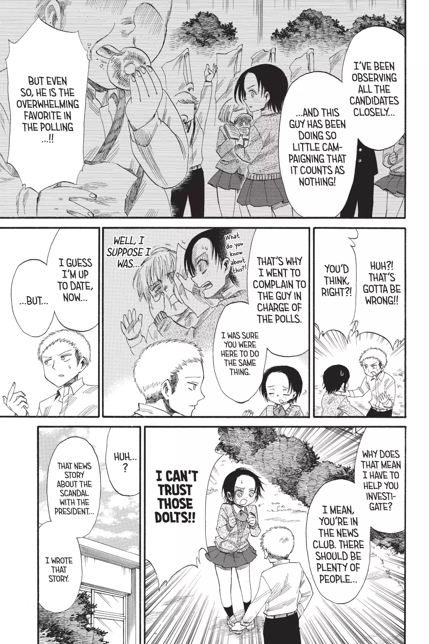 Attack On Titan: Junior High - Chapter 39: Vol.3 39Th Period: Ilse's Rage