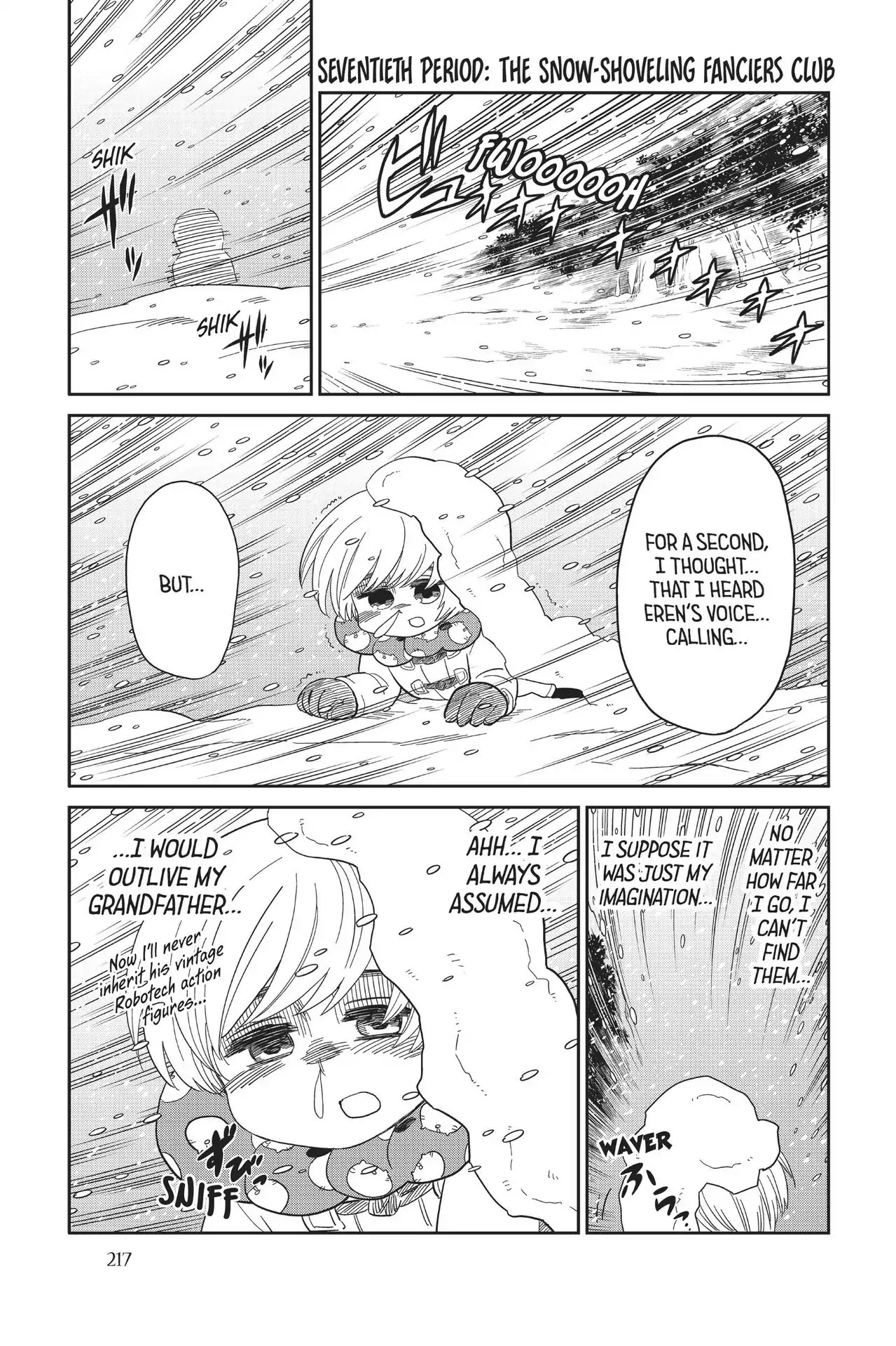 Attack On Titan: Junior High - Chapter 70: Vol.5 70Th Period: The Snow-Shoveling Fanciers Club