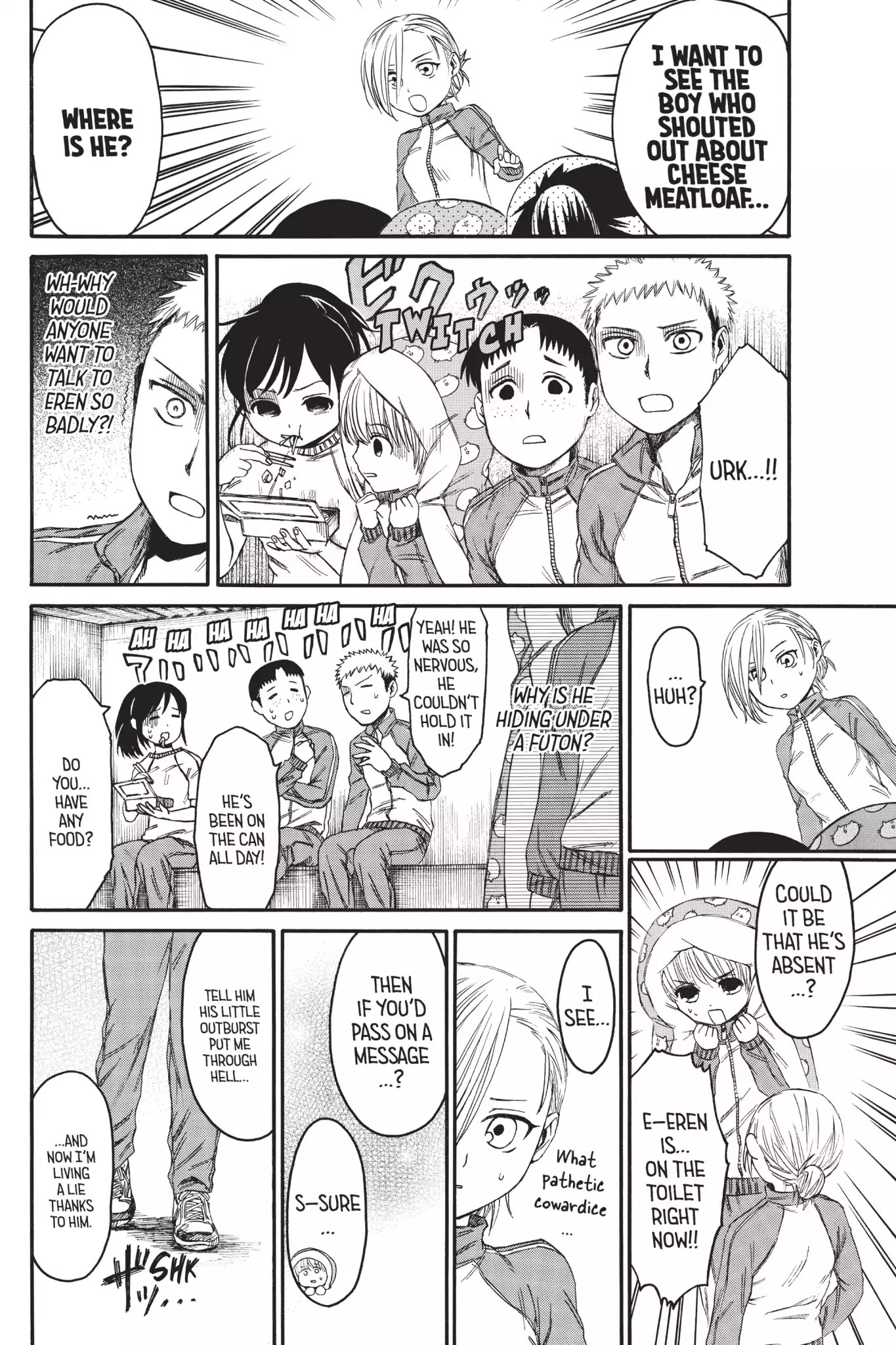 Attack On Titan: Junior High - Chapter 4: Vol.1 4Th Period: The Alarm Clock Trap