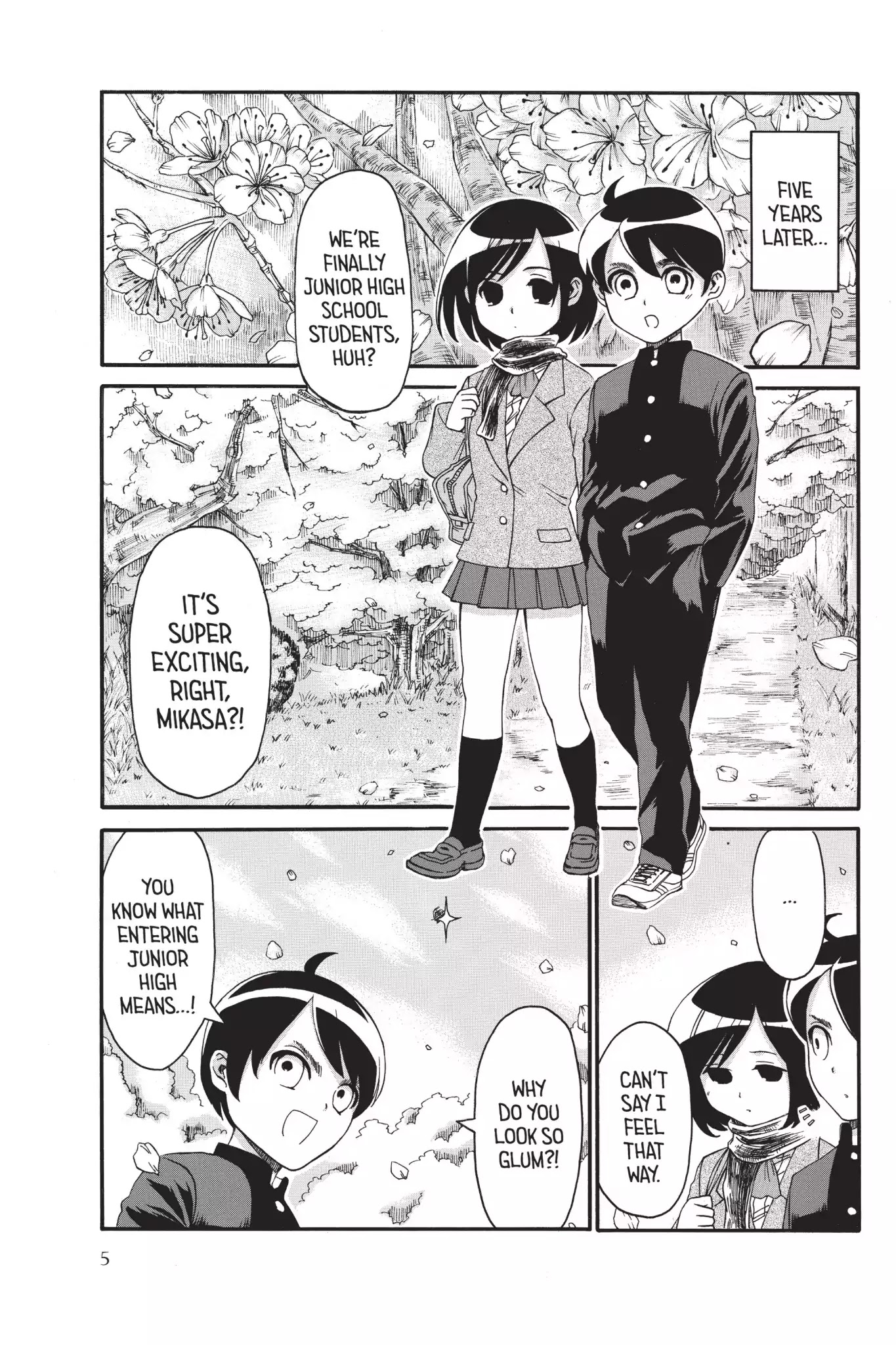 Attack On Titan: Junior High - Chapter 1: Vol.1 1St Period: That Did That To That