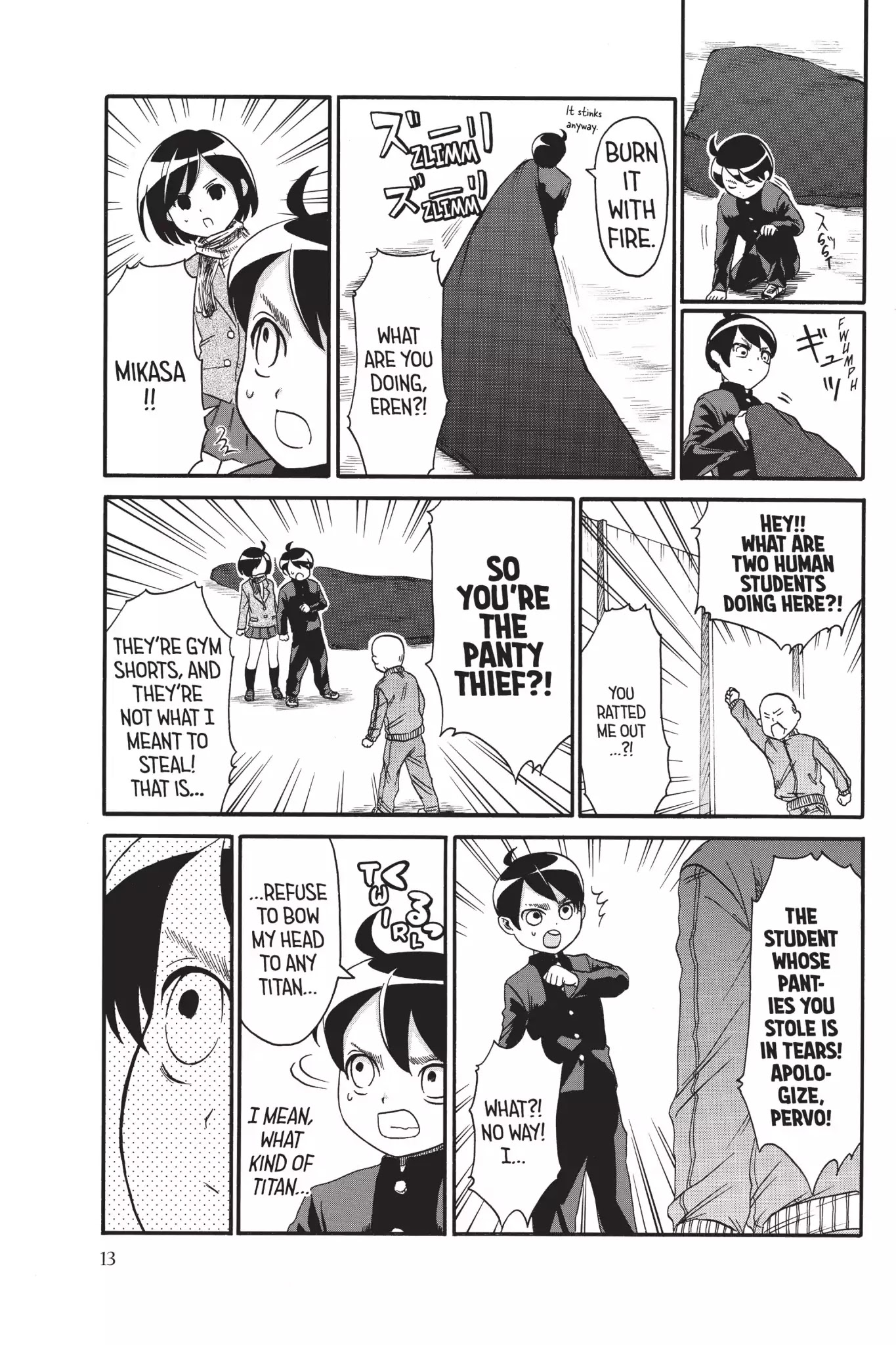 Attack On Titan: Junior High - Chapter 1: Vol.1 1St Period: That Did That To That